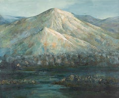 Peinture à l'huile originale impressionniste « L'âme de la montagne » de YuanWei Zhu