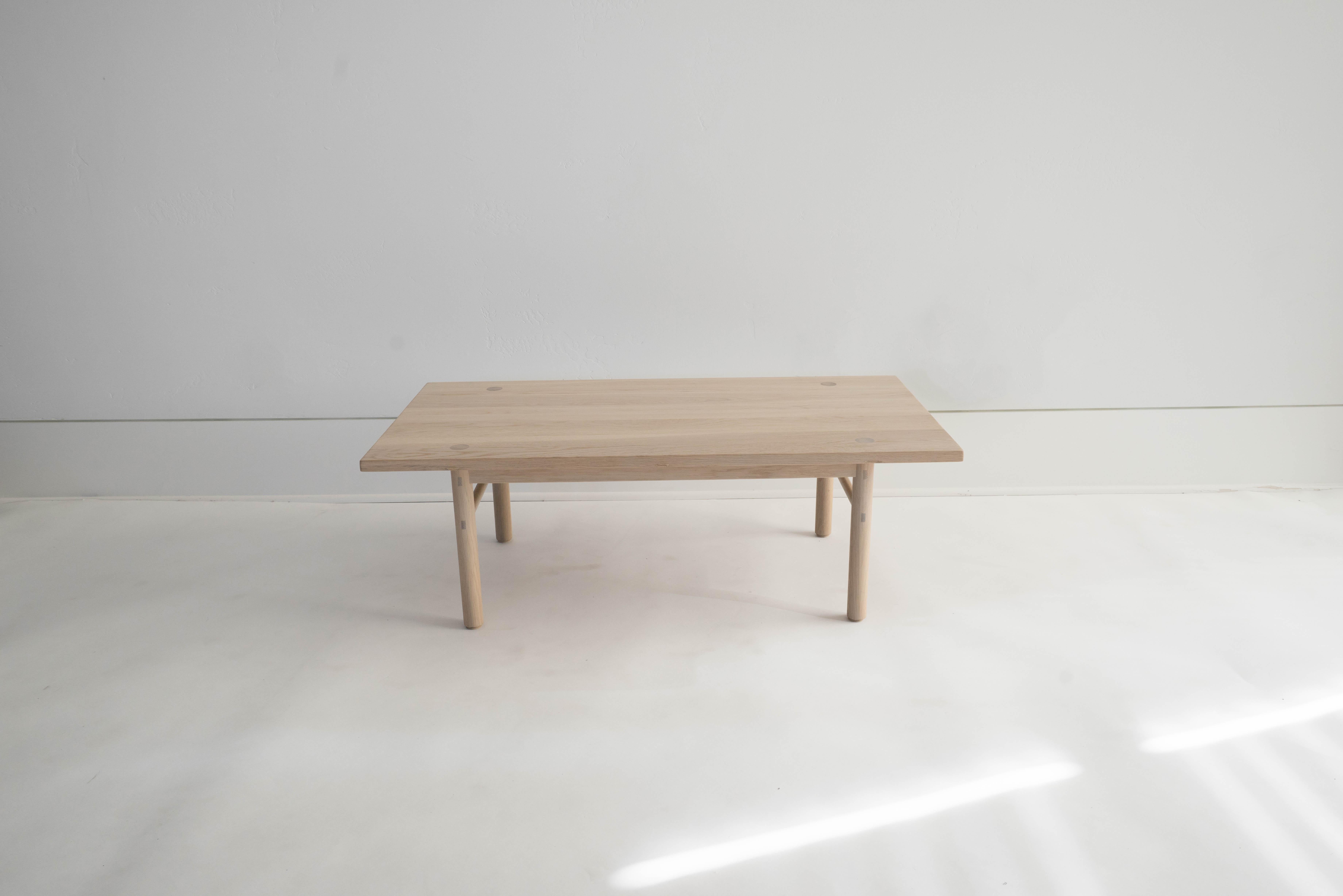 Sun at Six is a contemporary furniture design studio that works with traditional Chinese joinery masters to handcraft our pieces using traditional joinery. Our Classic coffee table simple, versatile and functional. Tenna oil is hand rubbed.

Exposed