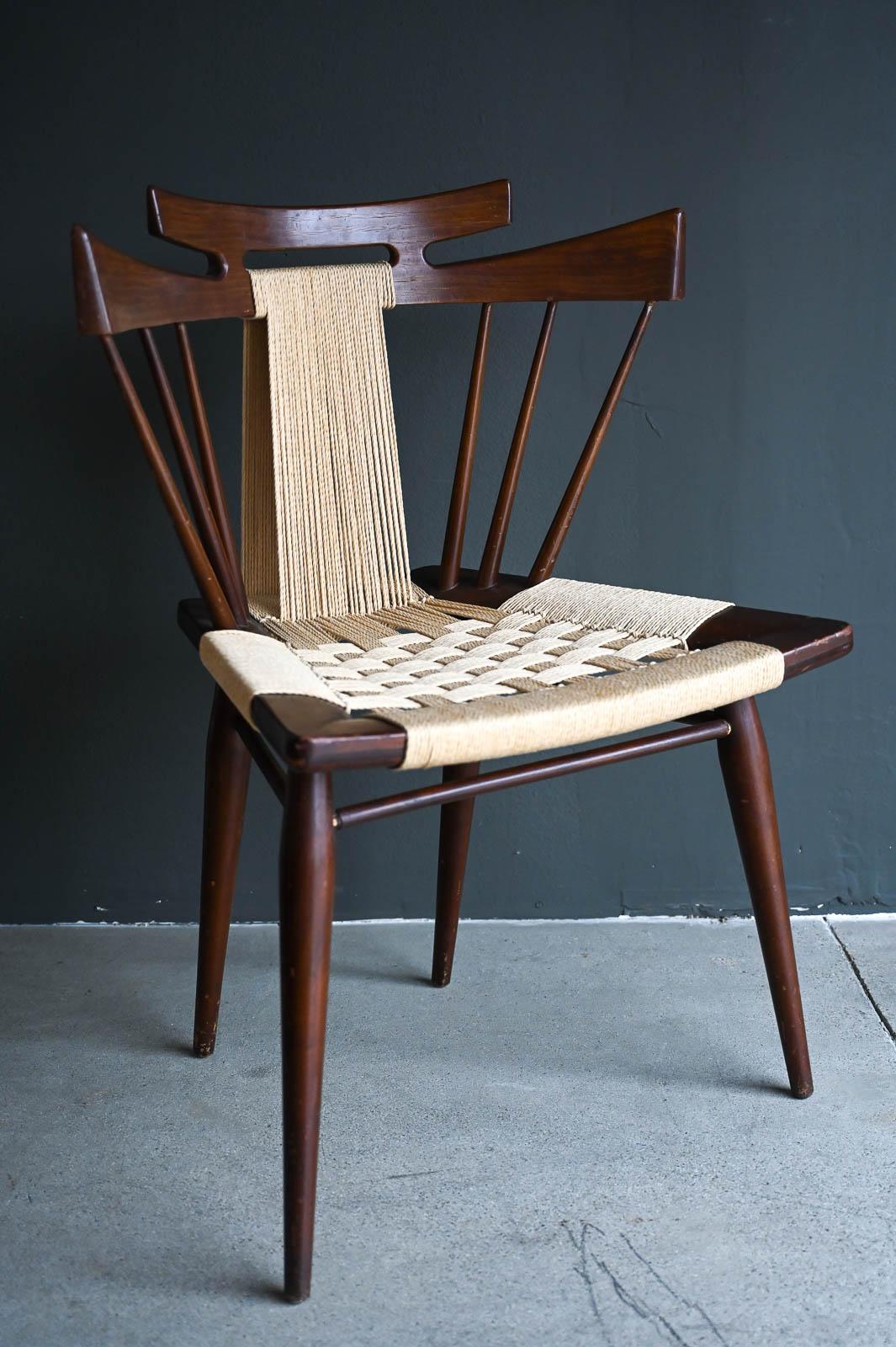 Mid-Century Modern Yucatan Chair in Mahogany by Edmond Spence, ca. 1950