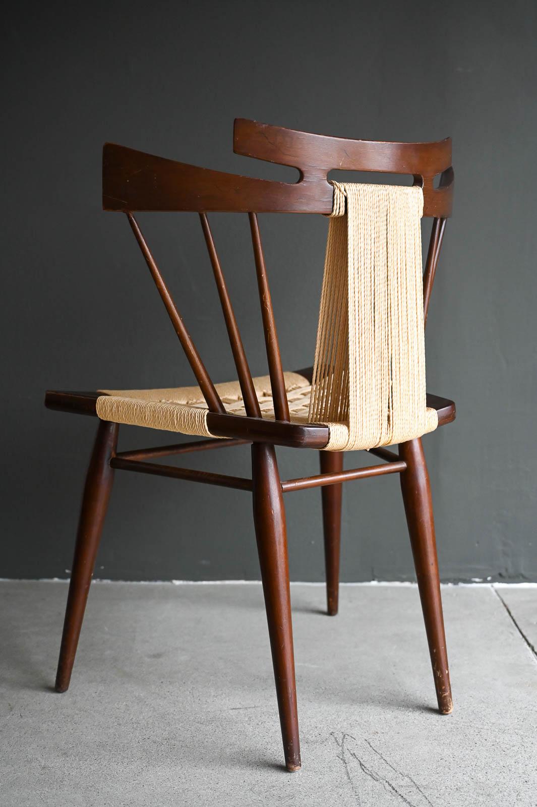 Rope Yucatan Chair in Mahogany by Edmond Spence, ca. 1950