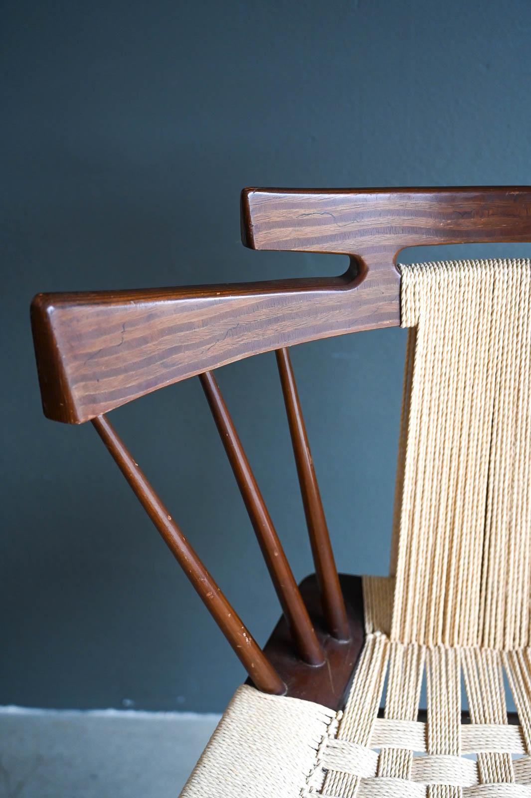 Yucatan Chair in Mahogany by Edmond Spence, ca. 1950 1