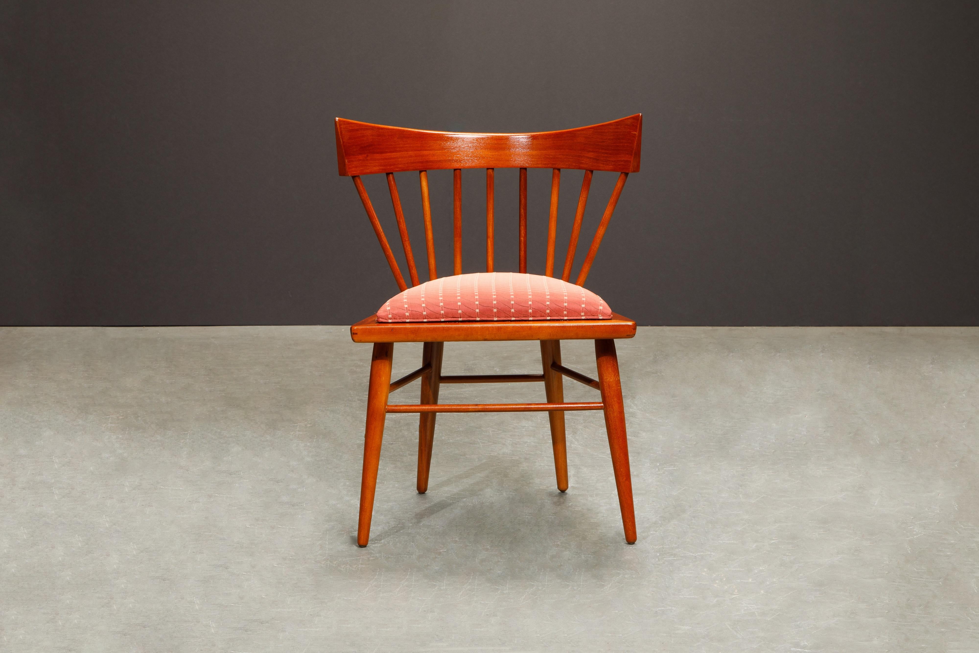 'Yucatan' Dining Chairs by Edmond Spence for Industria Mueblera, 1960s Signed For Sale 3