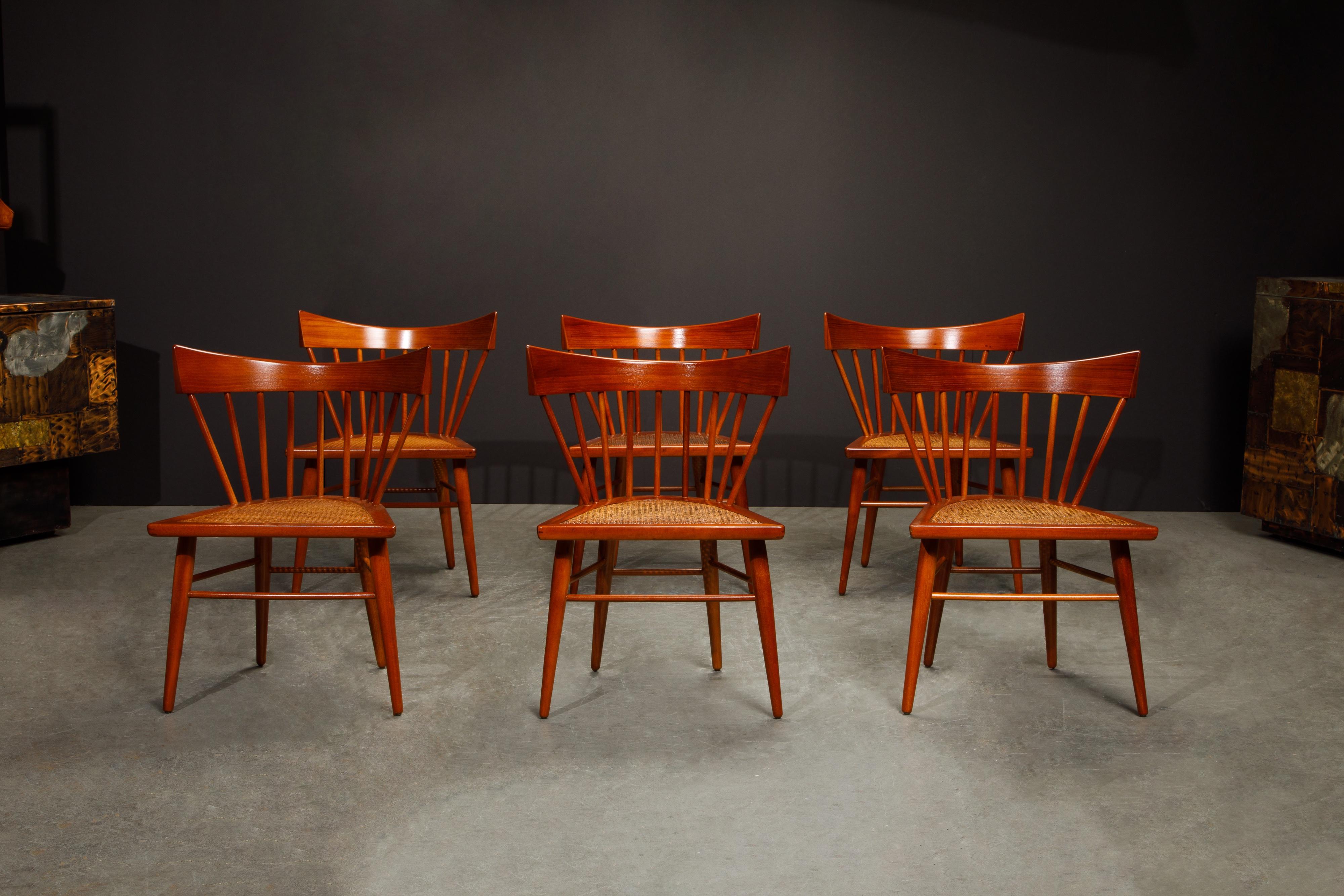 Mexican 'Yucatan' Dining Chairs by Edmond Spence for Industria Mueblera, 1960s Signed For Sale