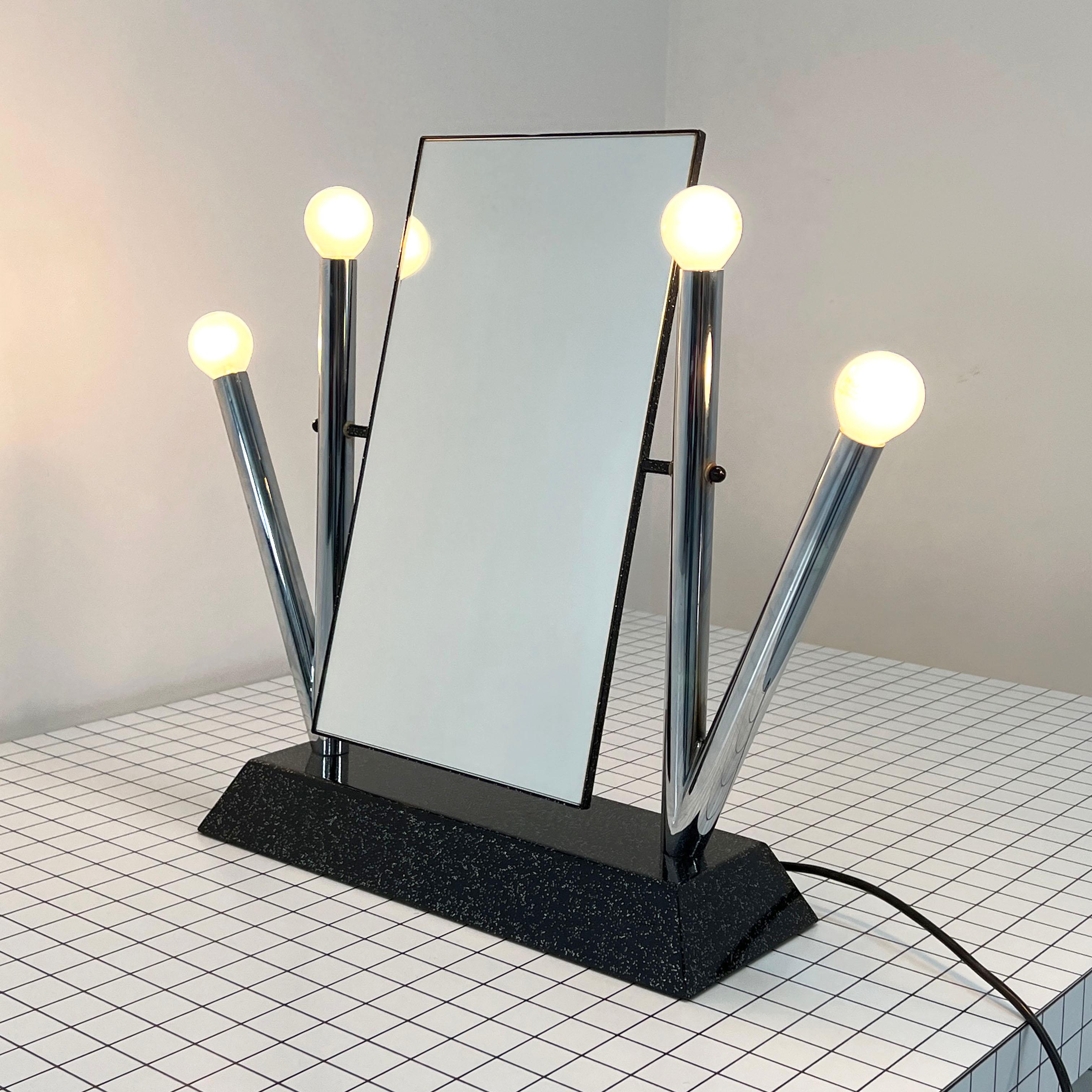 Yucca Table Mirror by Anna Anselmi for Bieffeplast, 1980s For Sale 4