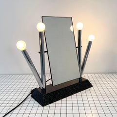 Yucca Table Mirror by Anna Anselmi for Bieffeplast, 1980s