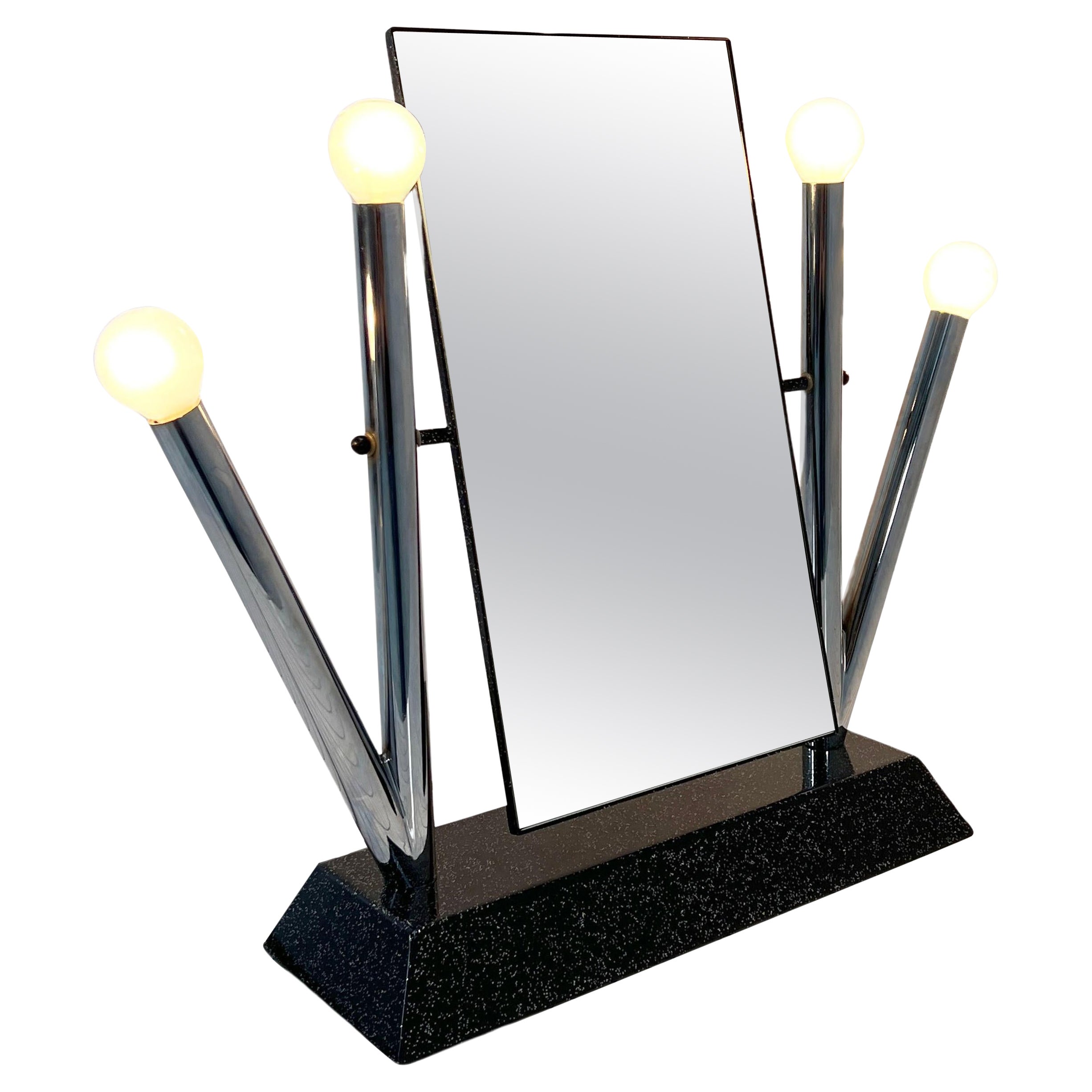 Yucca Table Mirror by Anna Anselmi for Bieffeplast, 1980s For Sale