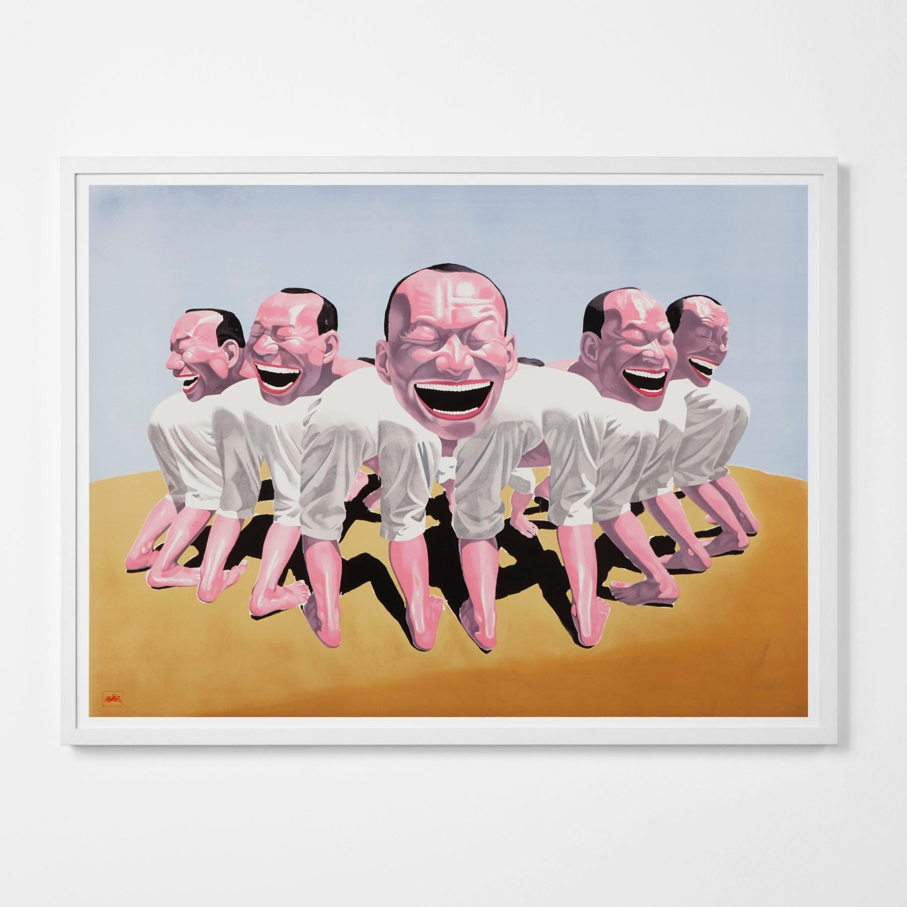 Yue Minjun, Rebaño de ovejas
Litografía
Edición de 130
120 x 80 cm (47,2 x 31,5 pulg.)
Firma estampada, numerada en números romanos
En perfecto estado, tal como se adquirió a la editorial

ATENCIÓN: Los números de edición pueden variar con respecto