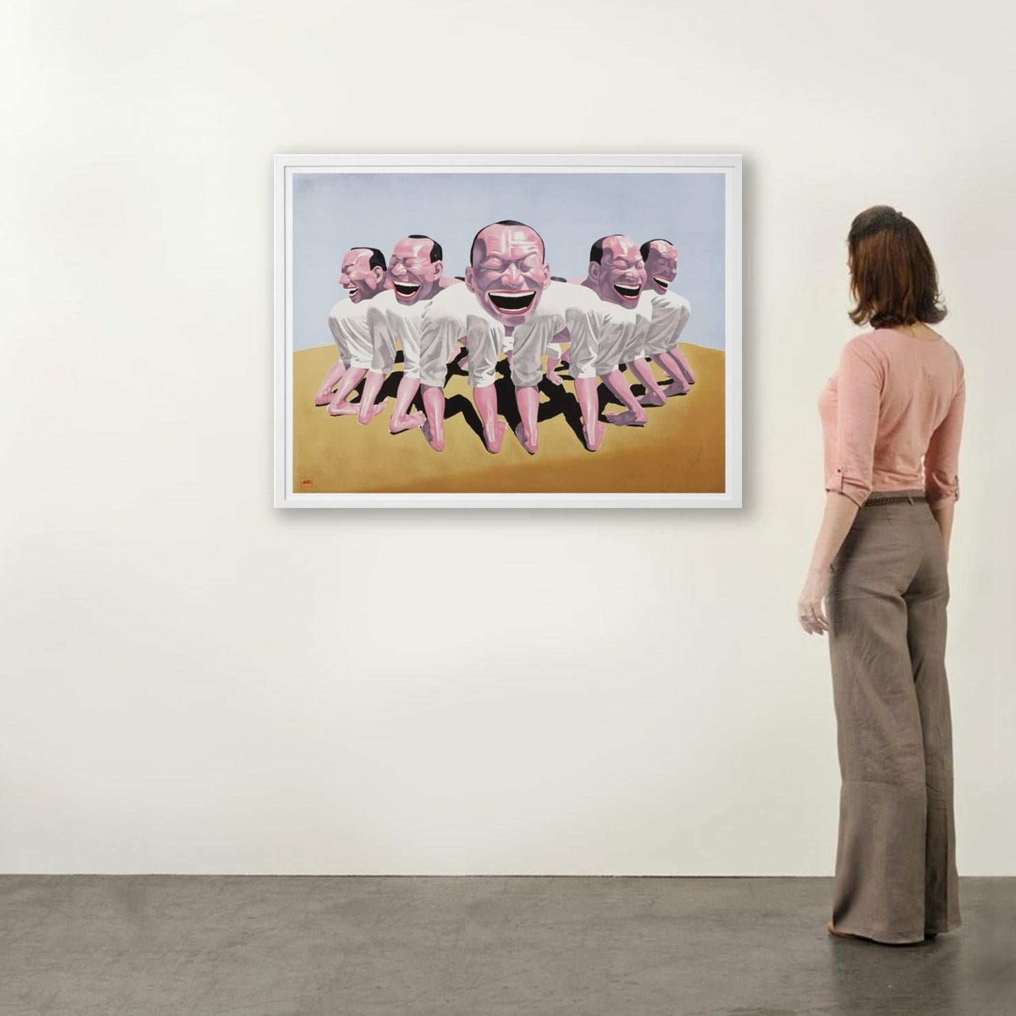 Sheep Herd - Contemporary, 21st Century, Lithograph, Limited Edition, Chinese For Sale 1