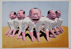 Sheep Herd - Contemporary, 21st Century, Lithograph, Limited Edition, Chinese