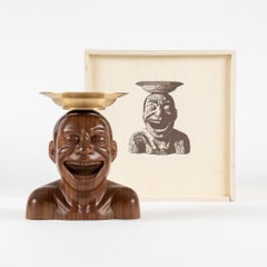 Surplus Value (Brown) Mixed Media Sculpture, Signed, Edition 4 of 75