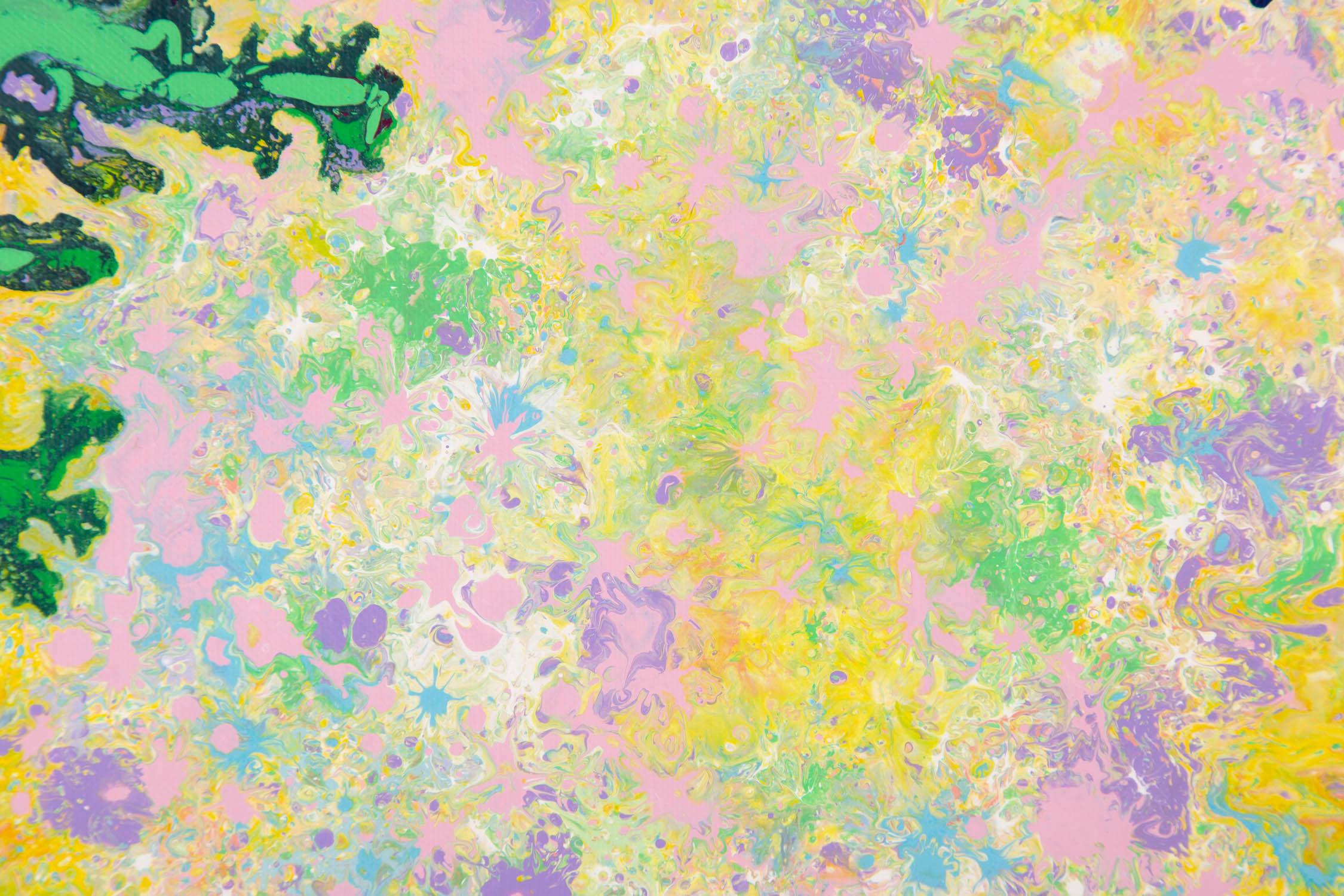 Yue Yang Abstraktes Original Acryl auf Leinwand „quare“ „Square“ im Angebot 4