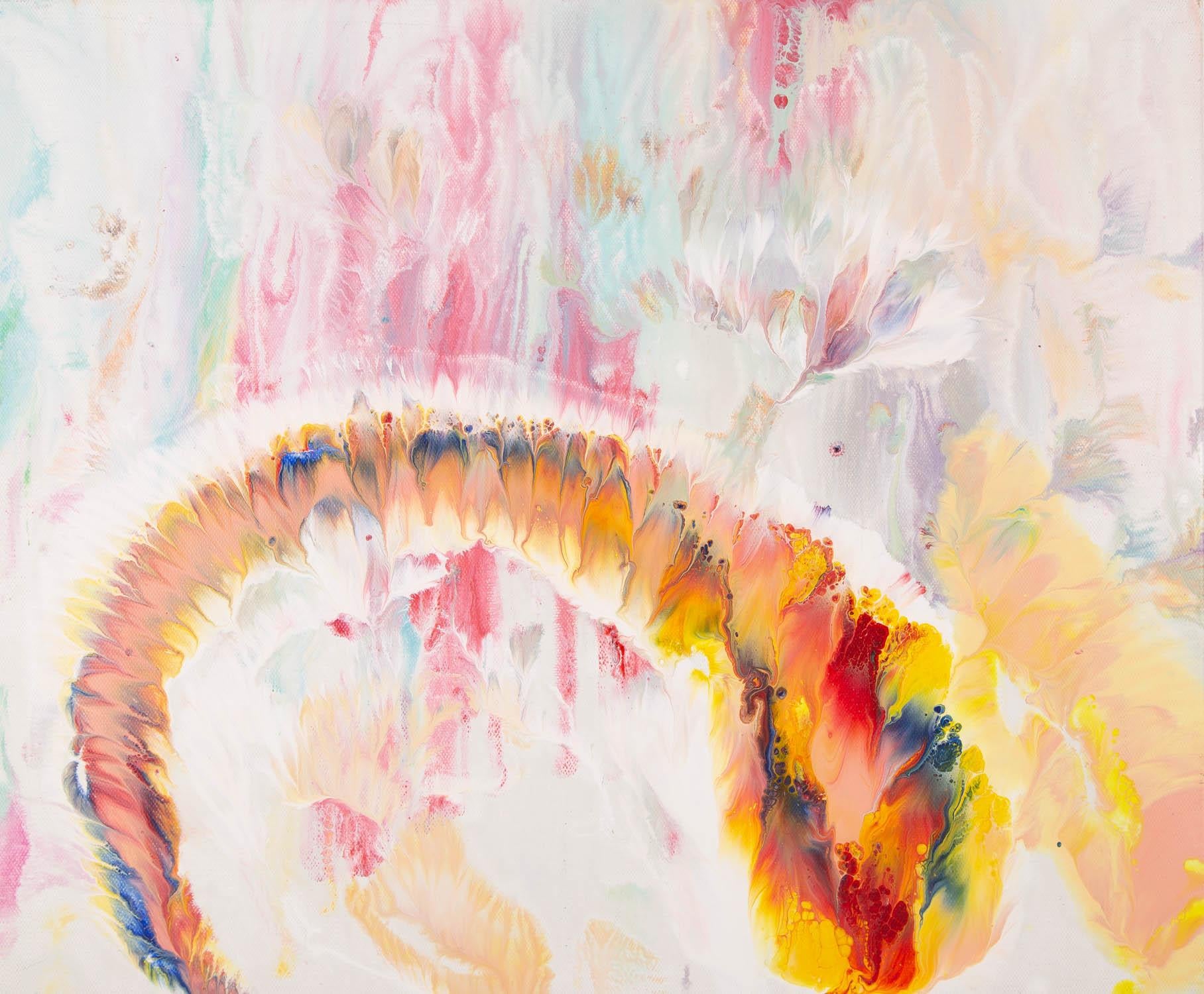 Yue Yang Abstraktes Original Acryl auf Leinwand „Time“ im Angebot 1