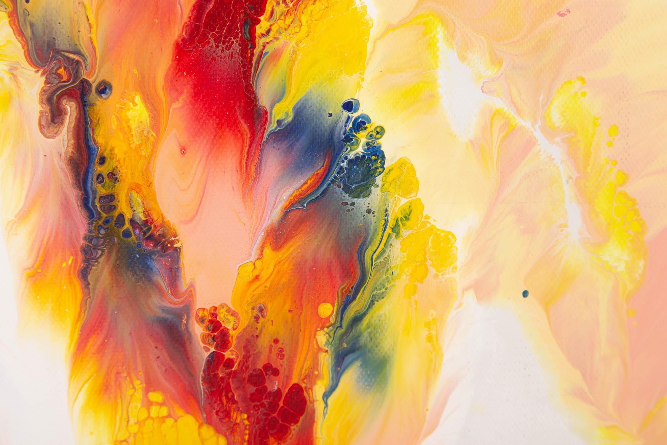 Yue Yang Abstraktes Original Acryl auf Leinwand „Time“ im Angebot 6