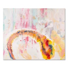 Yue Yang Abstract Original Acrylic On Canvas "Time"