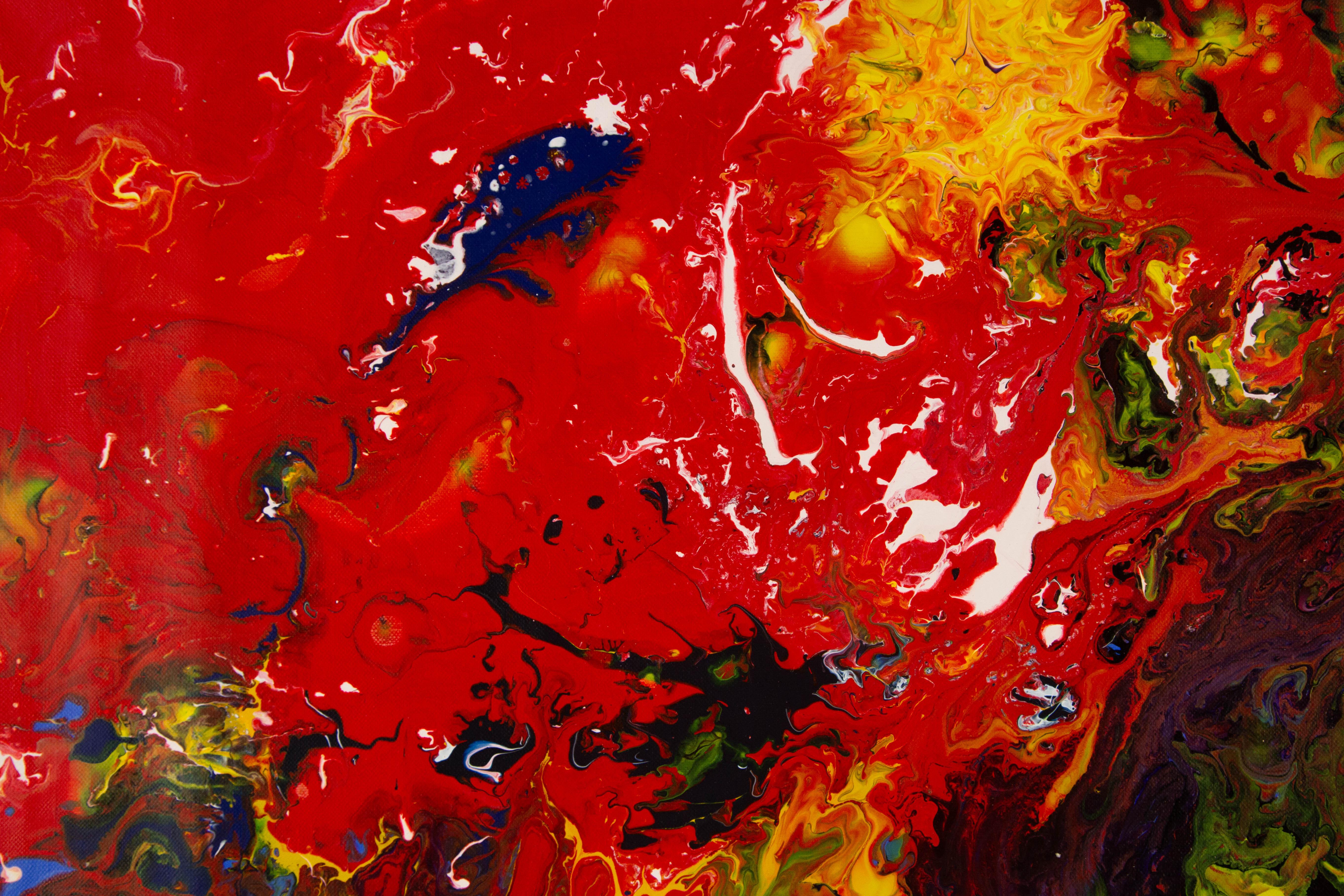 Yue Yang Abstract Original Oil Painting 