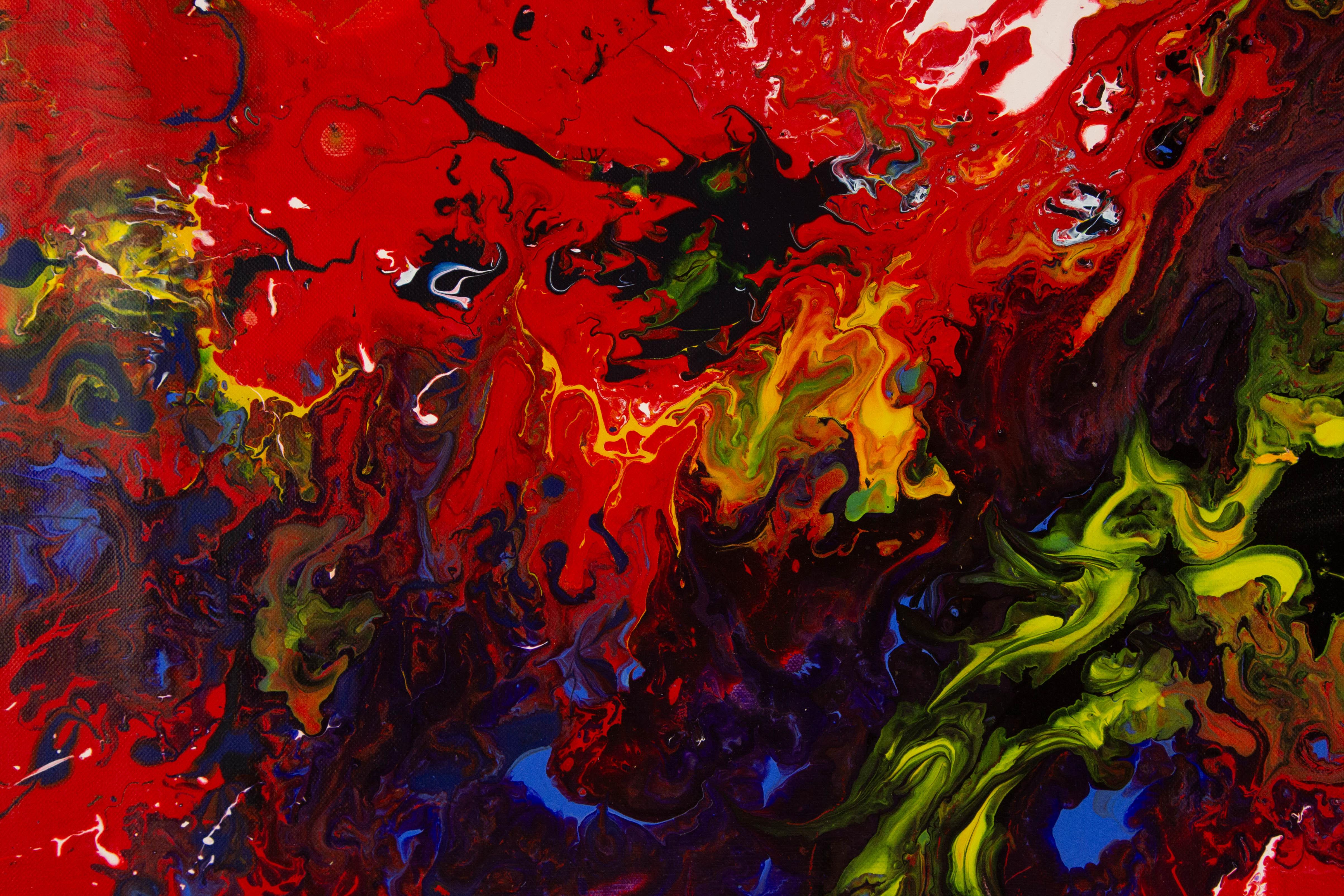 Yue Yang Abstract Original Oil Painting 