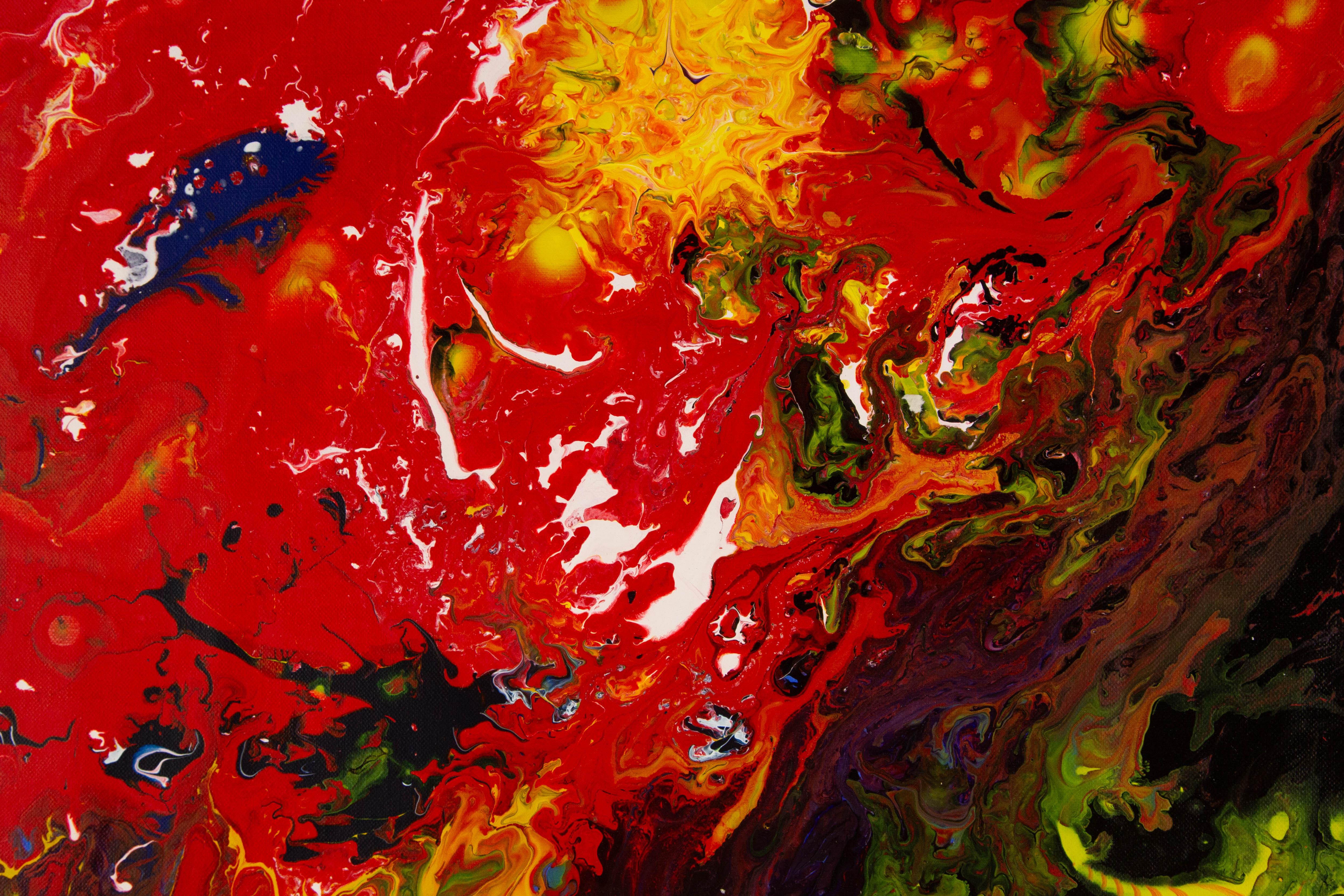 Yue Yang Abstract Original Oil Painting 