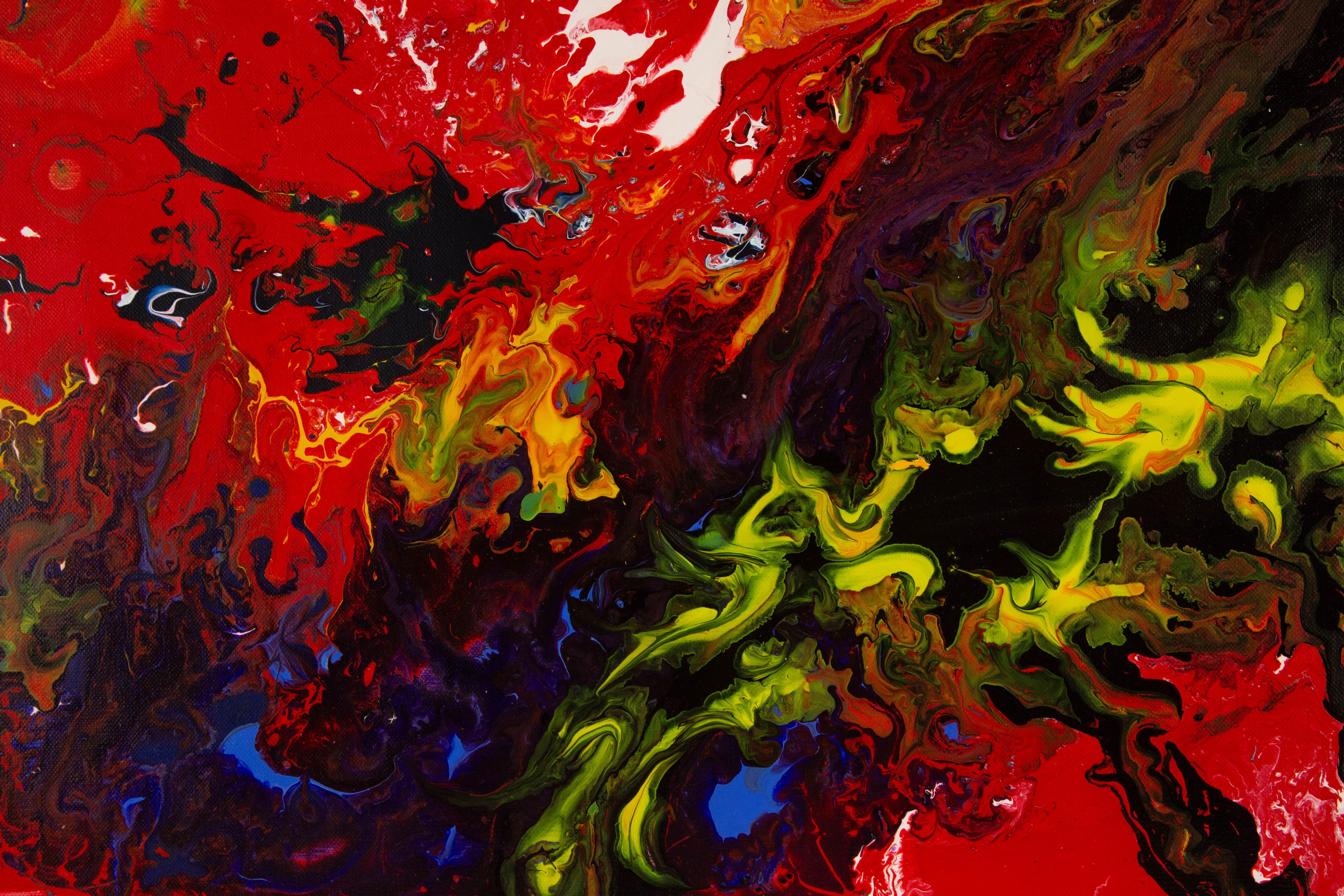 Yue Yang Abstract Original Oil Painting 