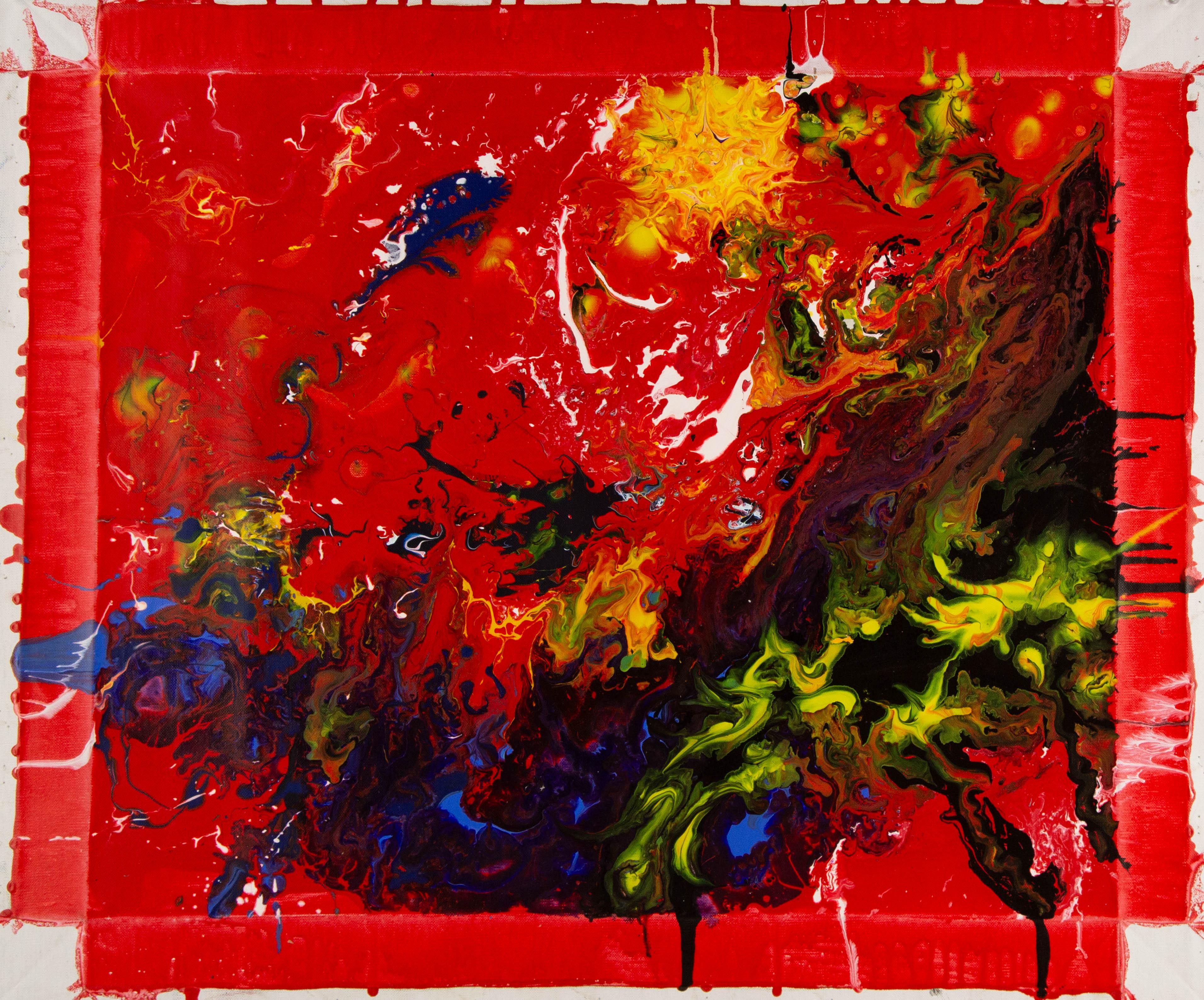 Yue Yang Abstract Original Oil Painting 