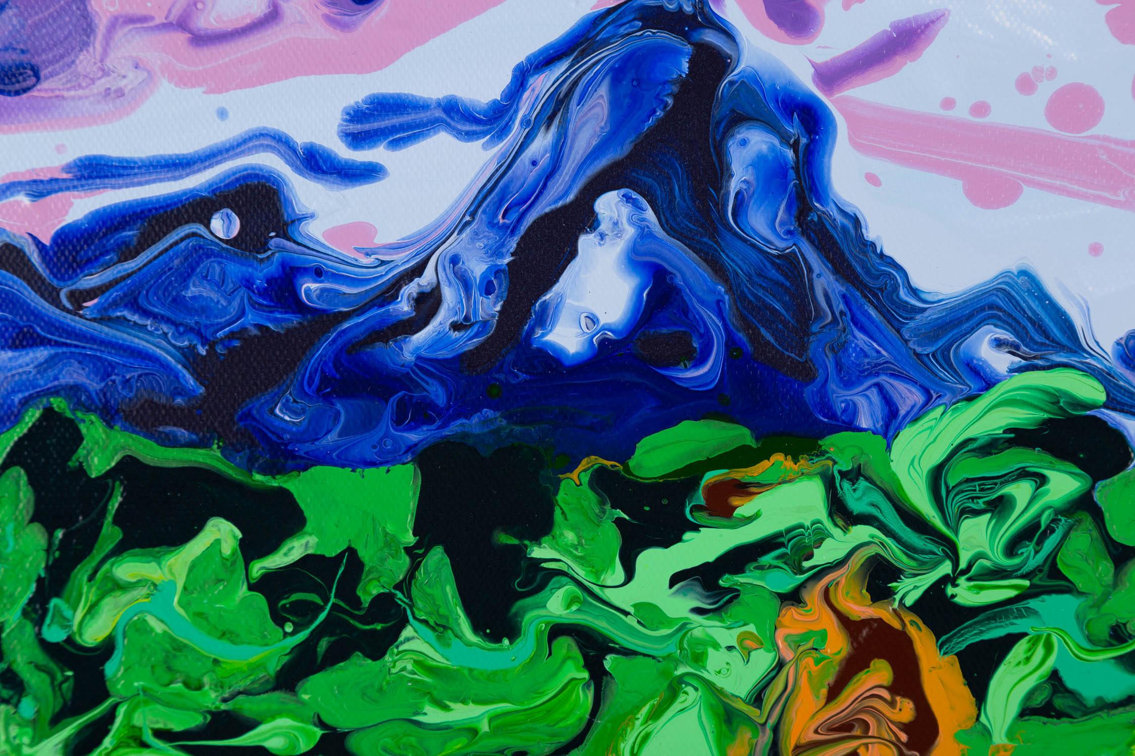 Yue Yang Impressionist Original Acrylic On Canvas 