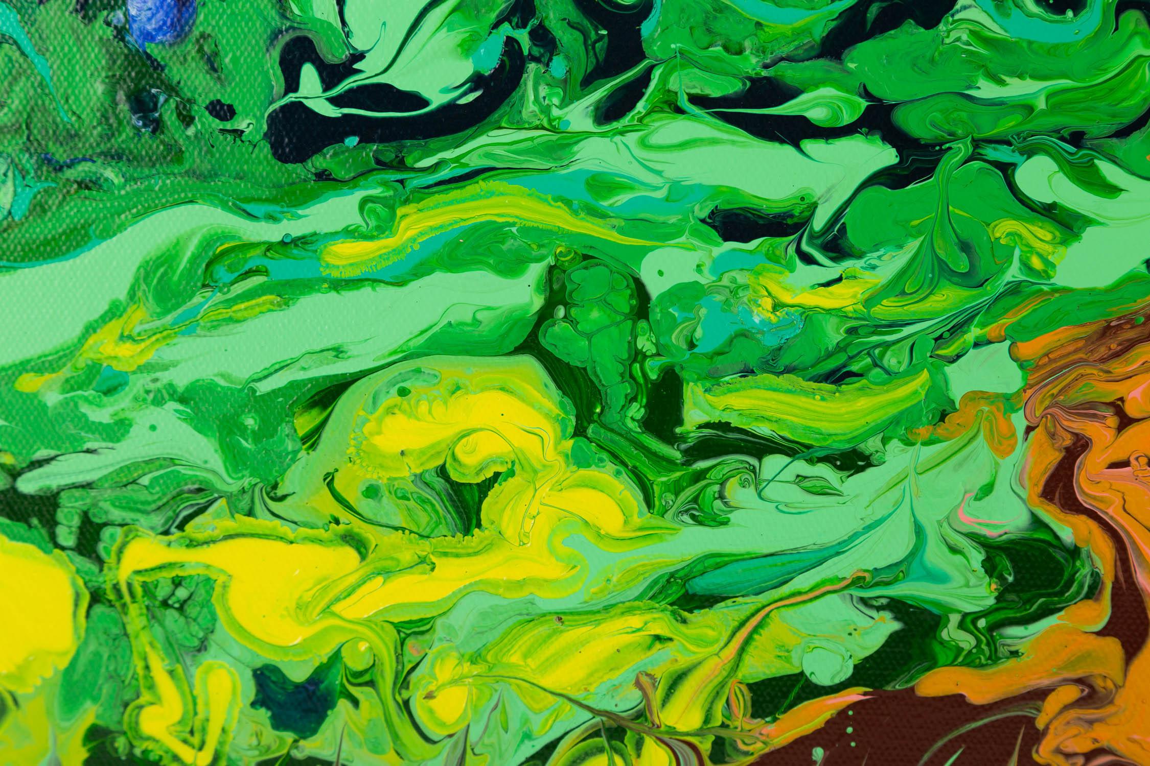 Yue Yang Impressionist Original Acrylic On Canvas 