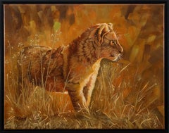 Lion cub, Painting, Oil on Canvas