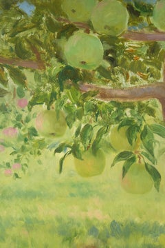 YueHui Zhang Contemporary Original Oil On Canvas "Orchard - Pomelo"