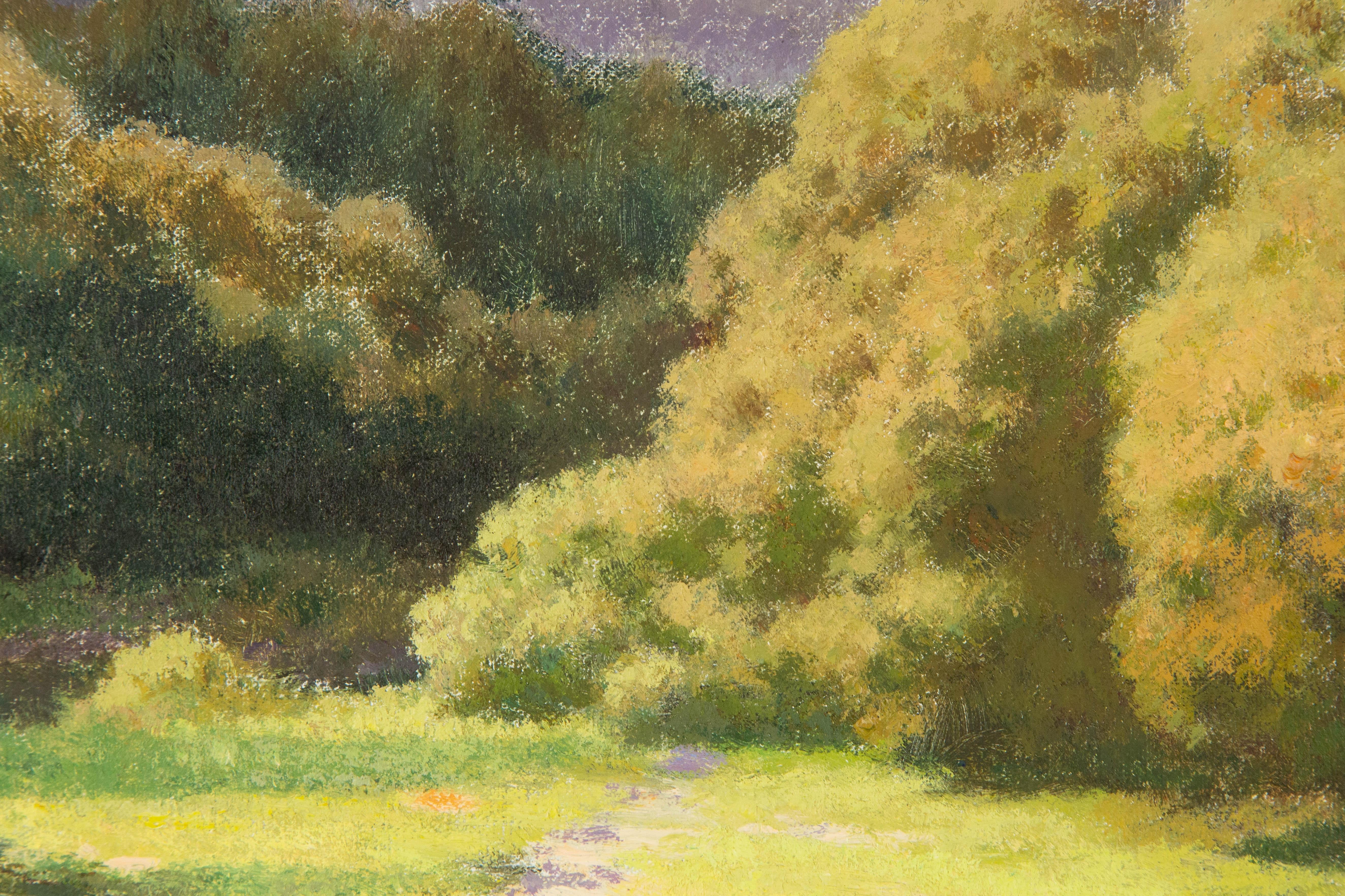 YueHui Zhang Landschaft, Original, Ölgemälde auf Leinwand, „Early In The Morning“ im Angebot 5