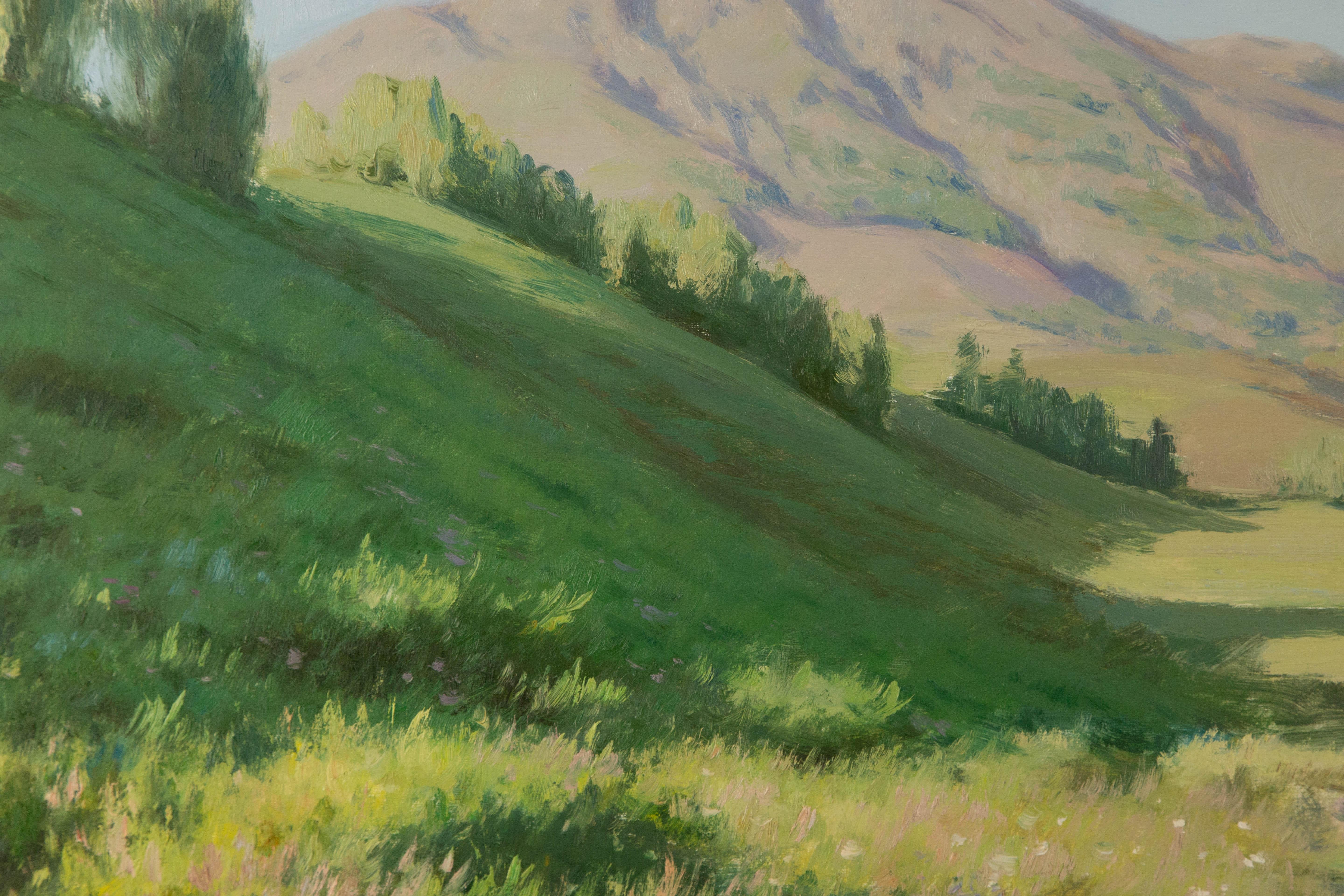Yuehui Zhang Landschaft Original Öl auf Leinwand 