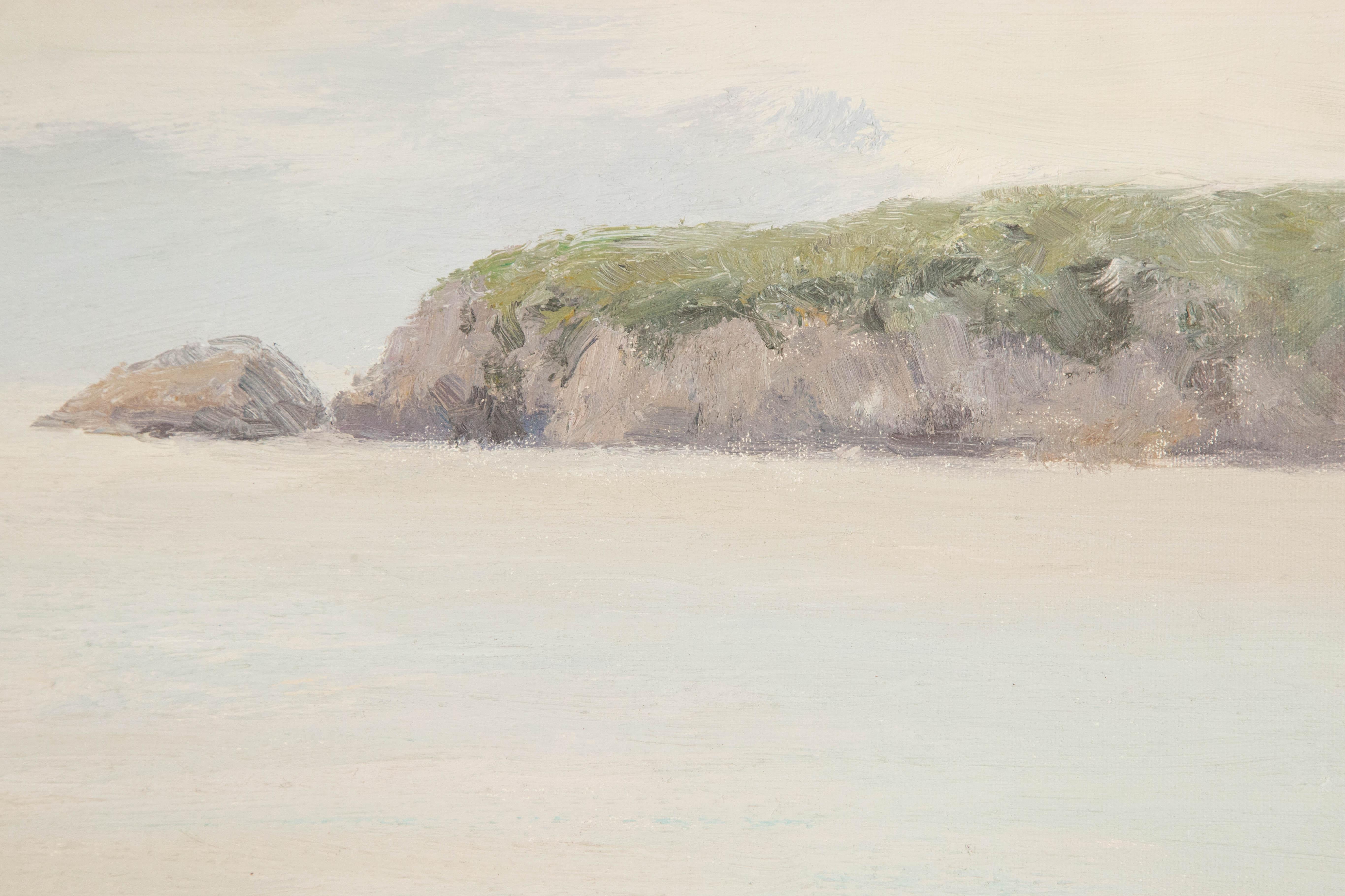 YueHui Zhang Wasserlandschaft Original Öl auf Leinwand 