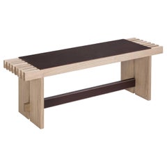 Banc en bois naturel de Yuga