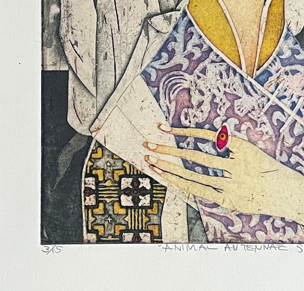 Anillo Espía Antena Animal - Print Contemporáneo de Yuji Hiratsuka