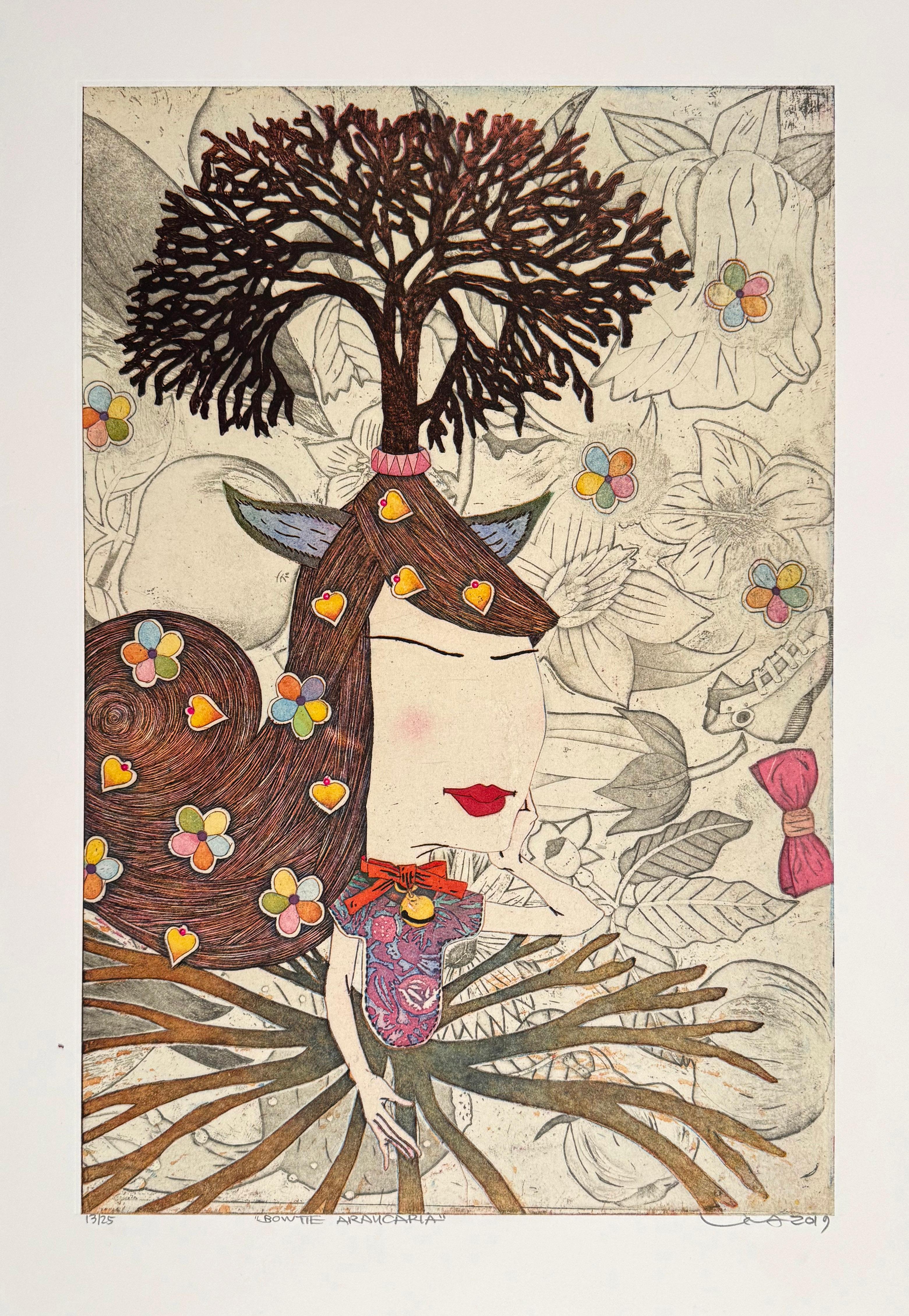 Araucaria de pajarita, por Yuji Hiratsuka en venta 1