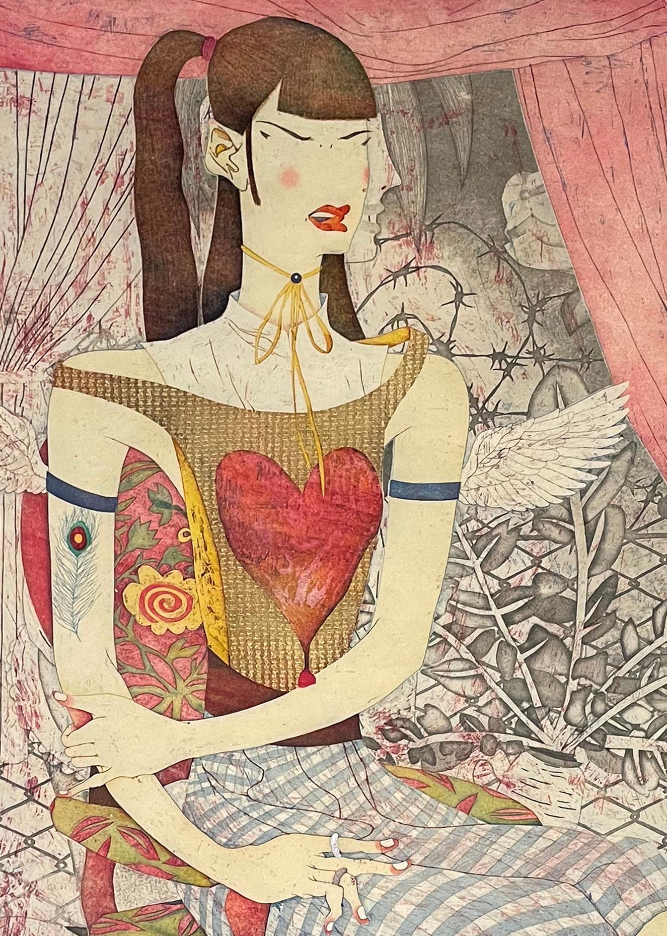 Chibi Wings AKA Heart - Print by Yuji Hiratsuka