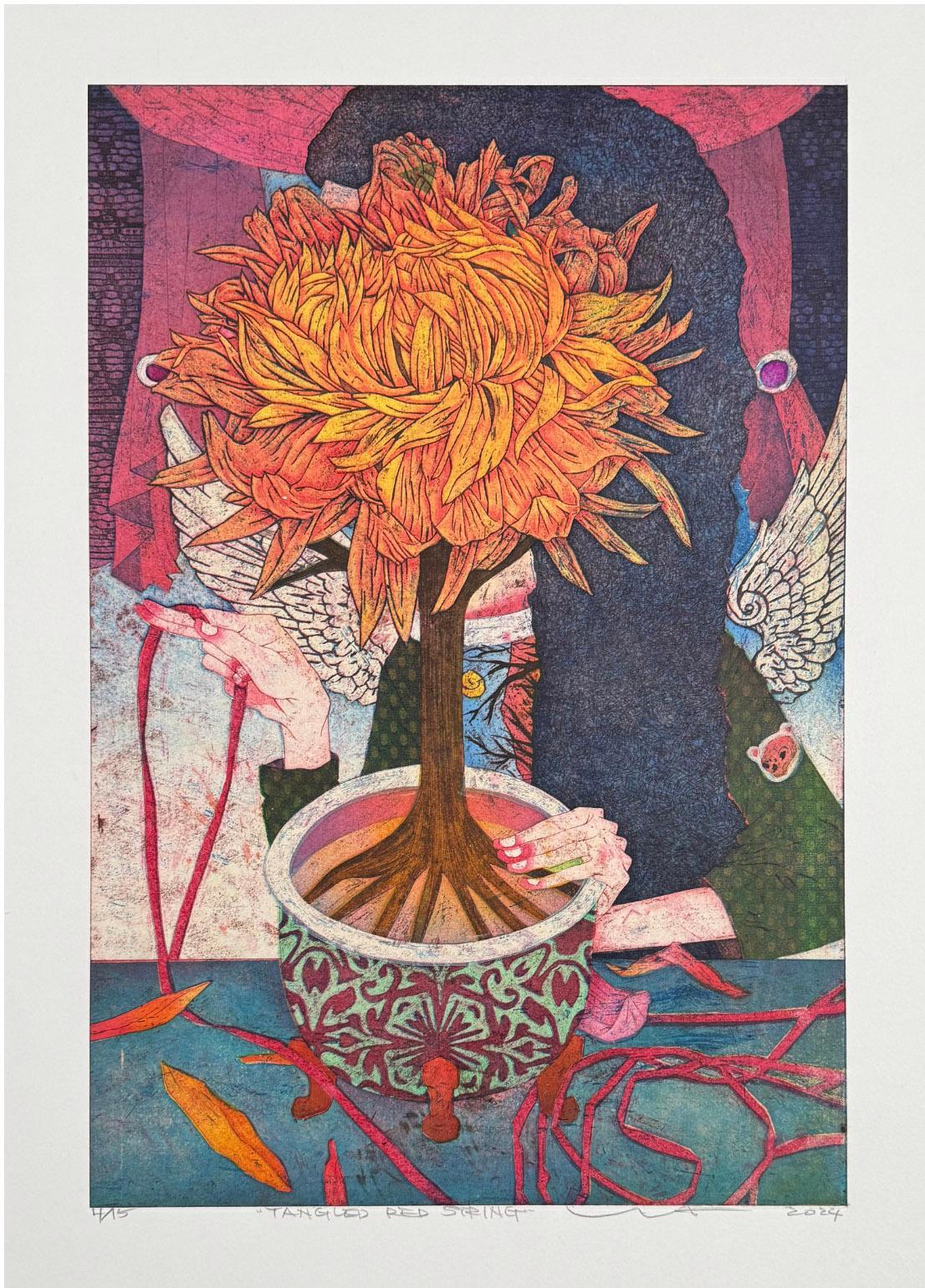 Flower Eye, by Yuji Hiratsuka For Sale 1