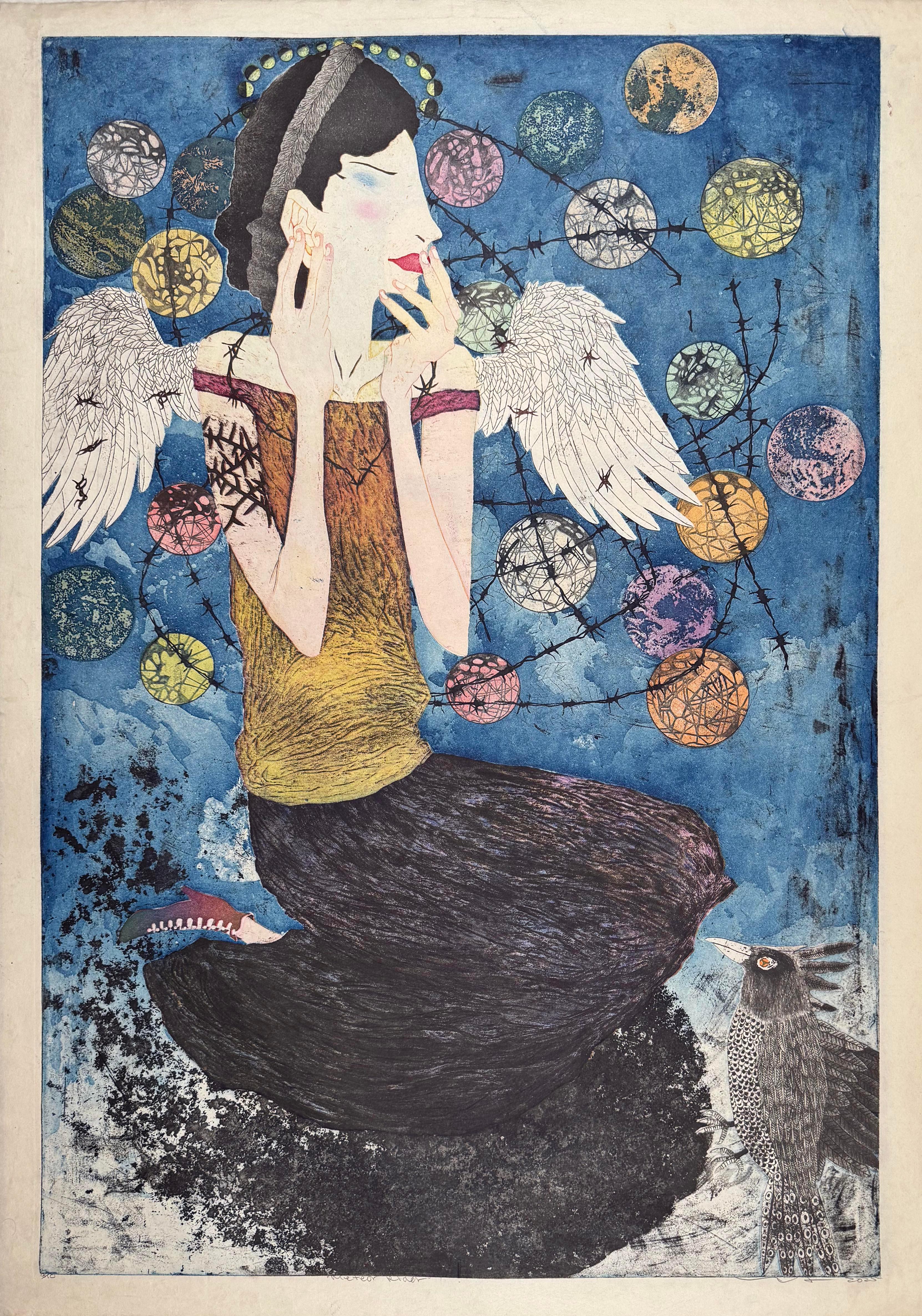 Meteor Rider - Print by Yuji Hiratsuka