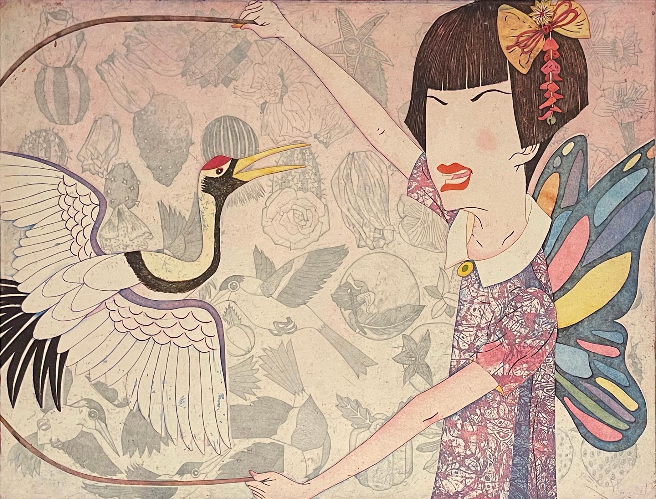 Yuji Hiratsuka Still-Life Print - Retro Mode Joyful Moment