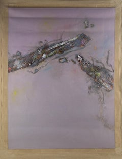 Yujuan Wu Abstract Original Mixed Media "Chinese Language II"