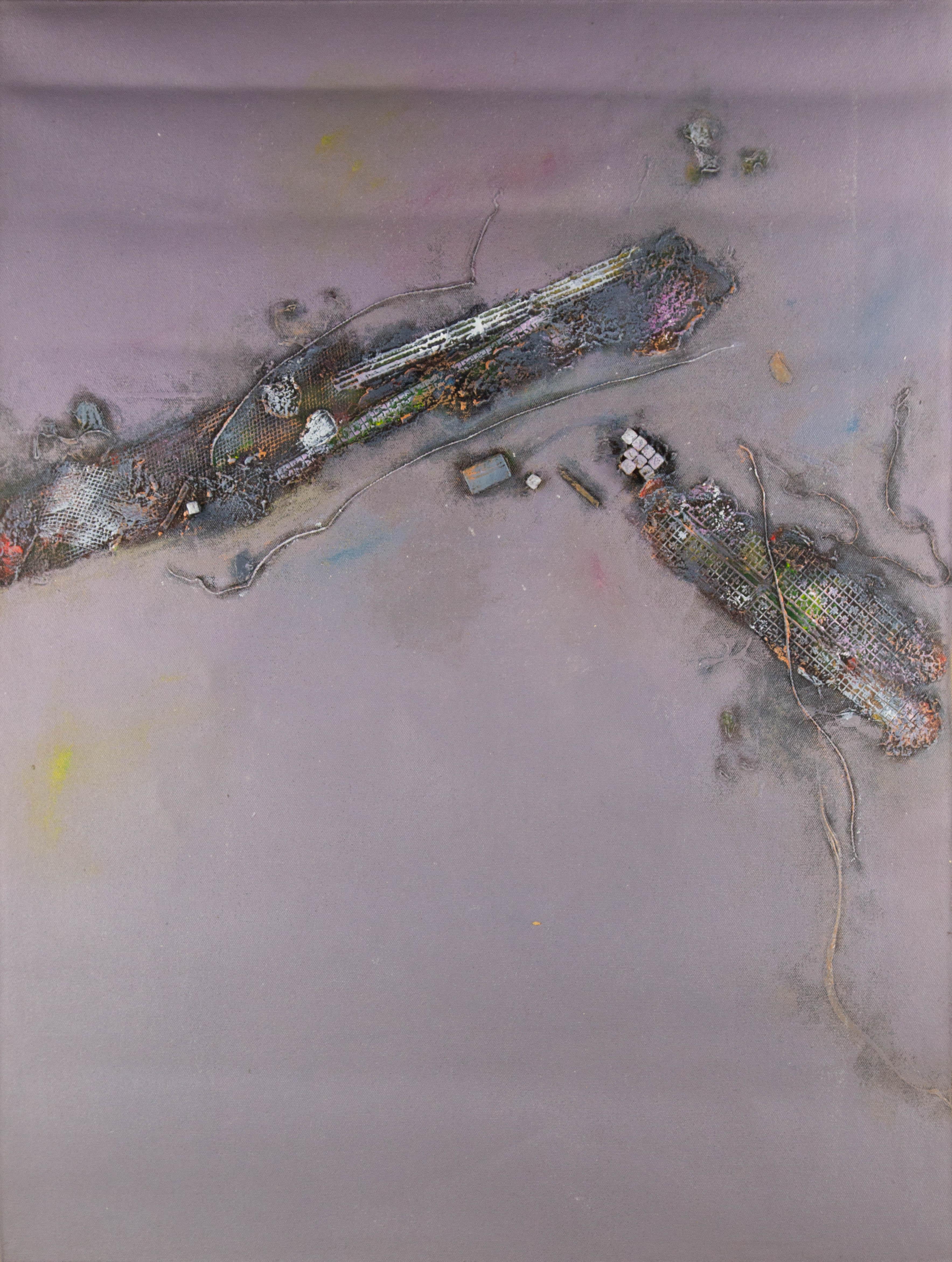 Yujuan Wu Abstract Original Mixed Media "Chinese Language II"