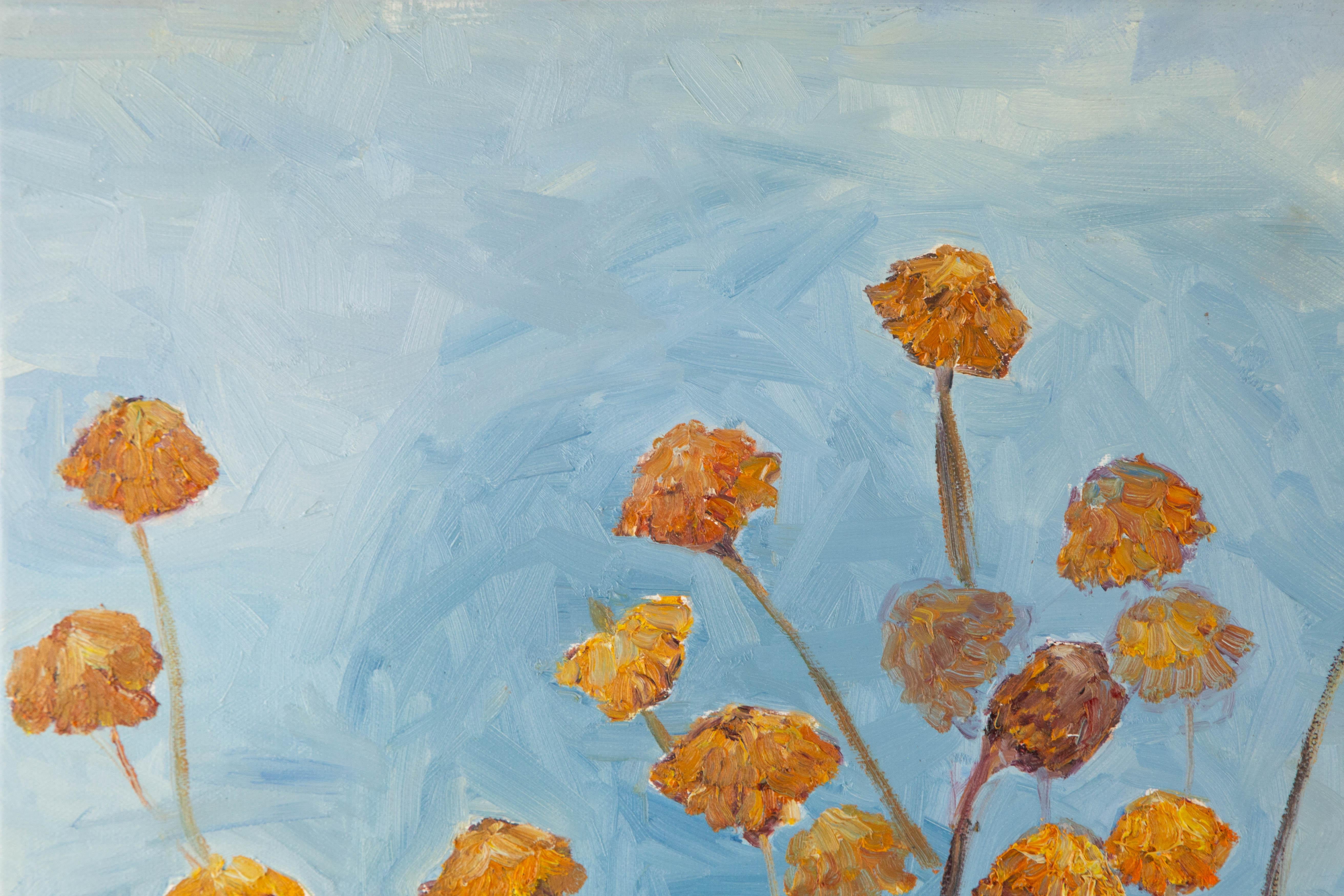 Yujun Tan Floral Original Oil On Canvas 