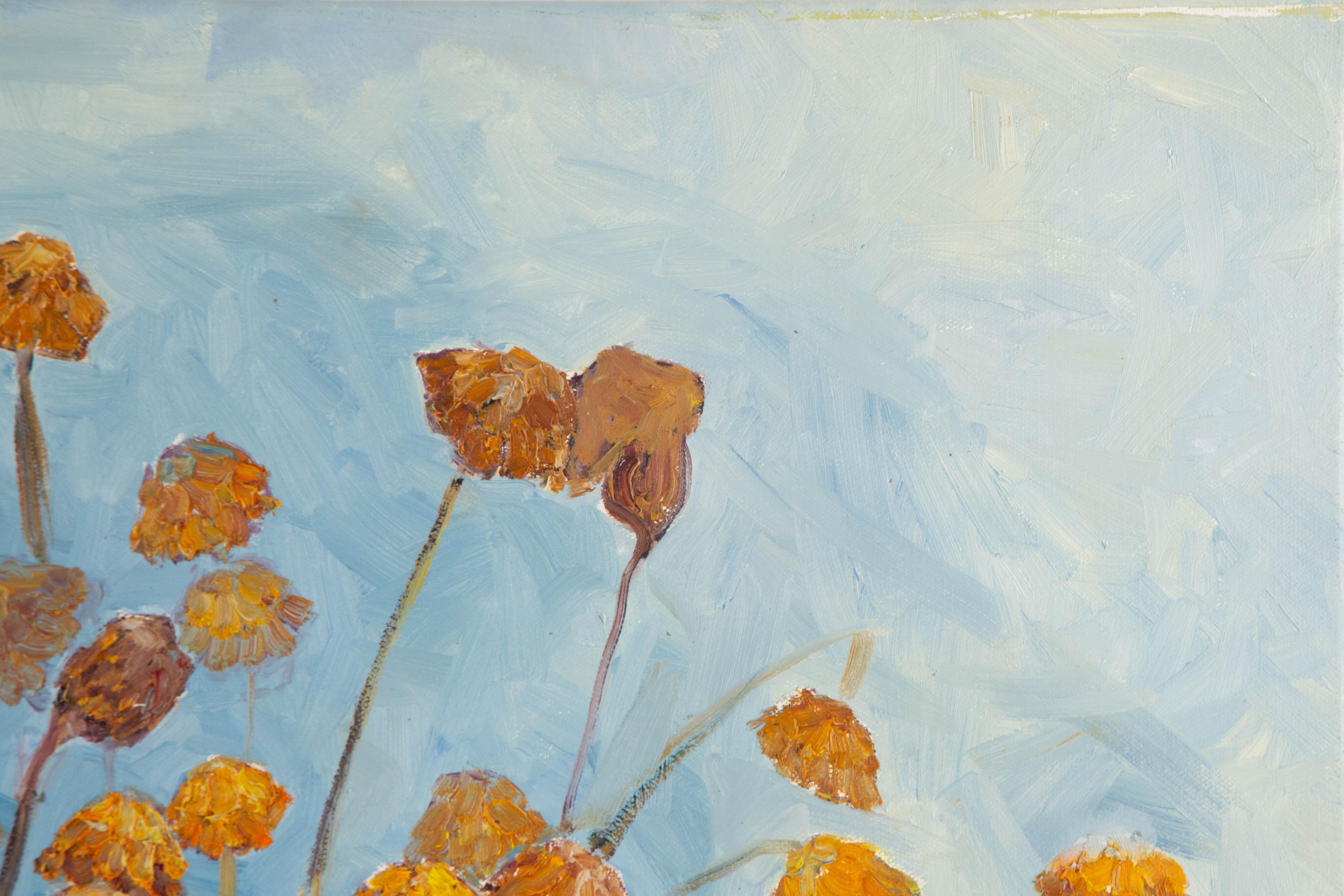 Yujun Tan Floral Original Oil On Canvas 