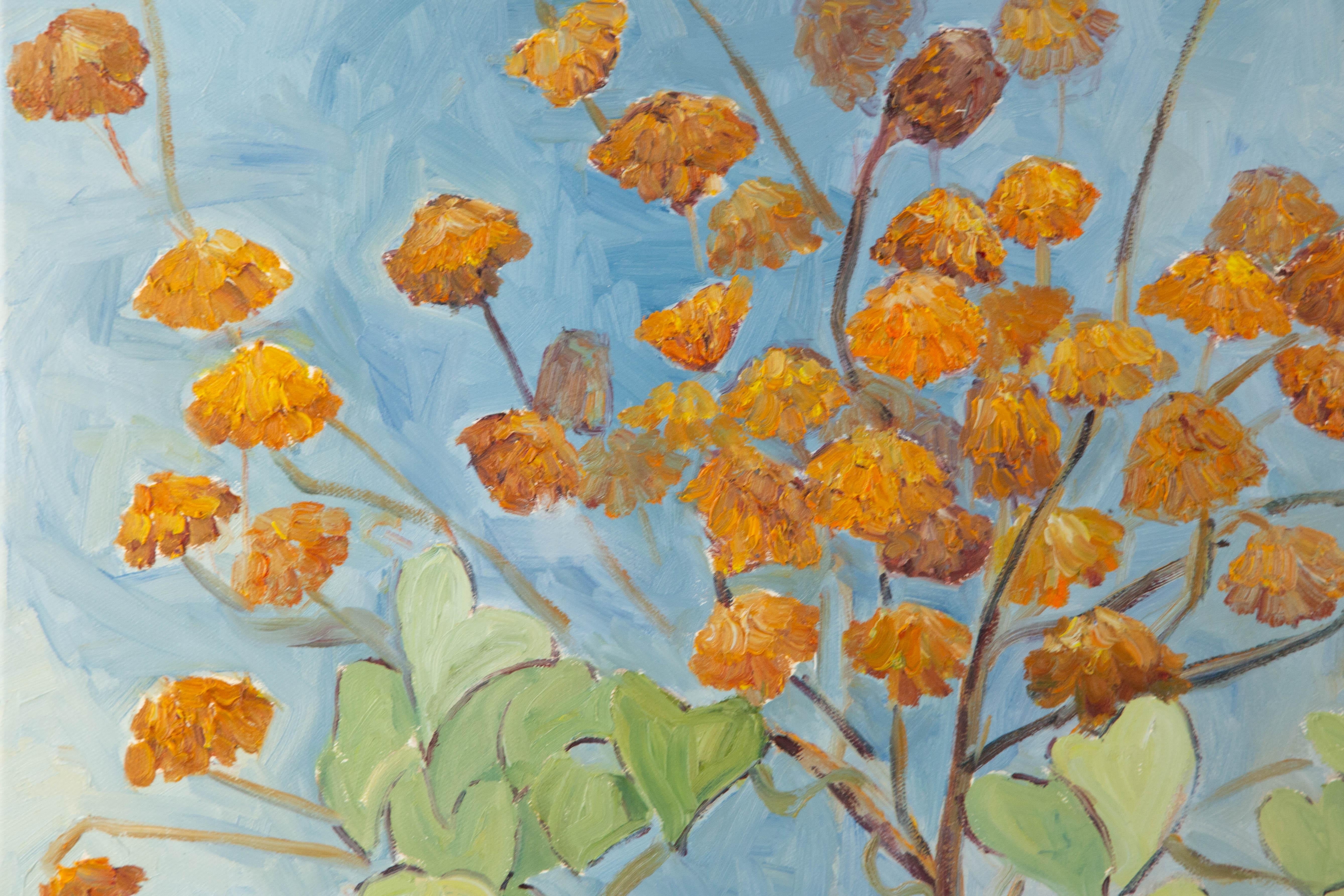 Yujun Tan Floral Original Oil On Canvas 
