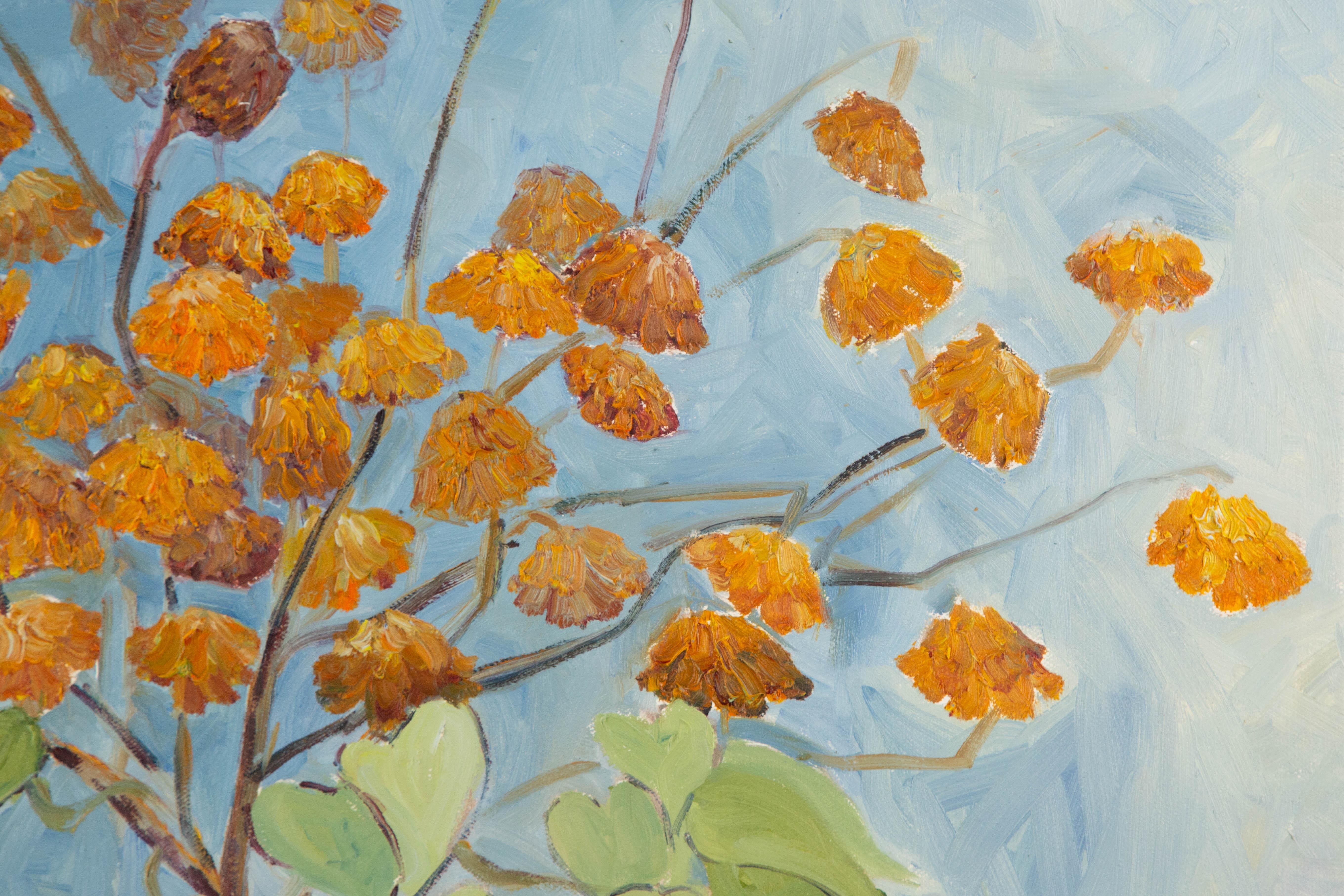Yujun Tan Floral Original Oil On Canvas 