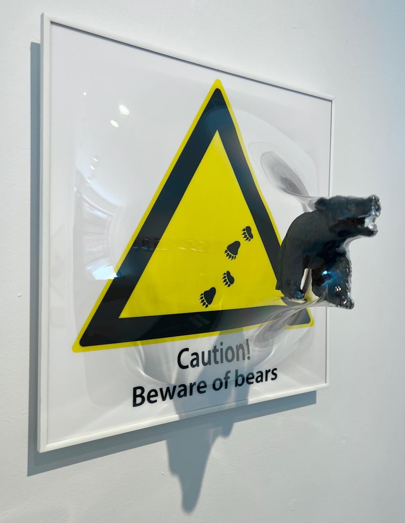 Yuki Matsueda - 3-D sculpture - plastic - contemporary - "Beware of Bears"