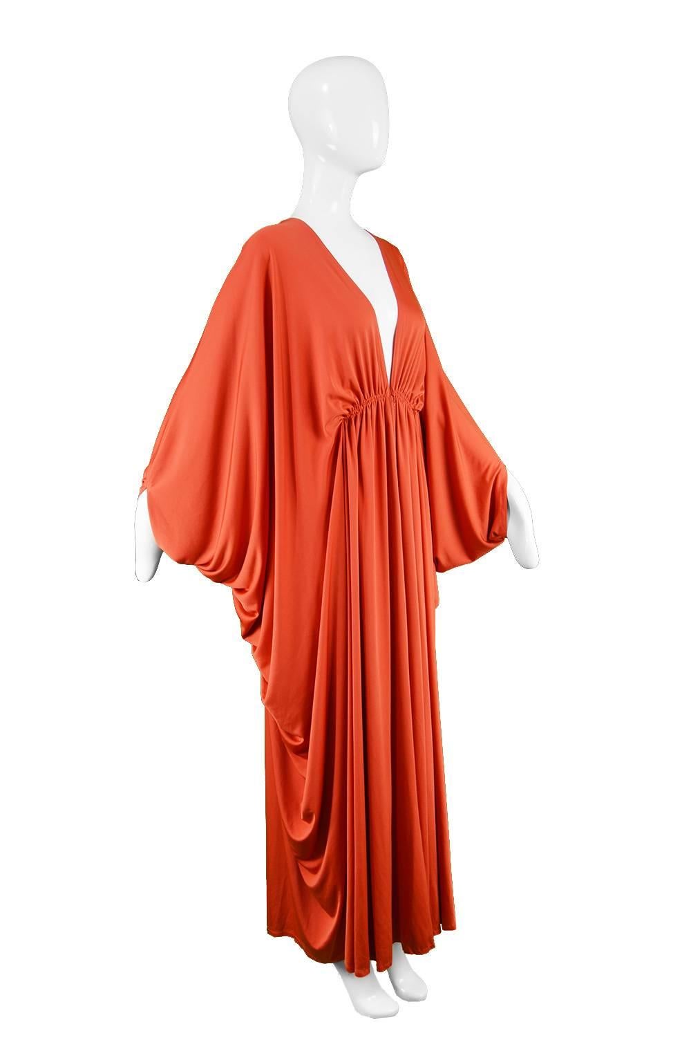 draped kaftan dress