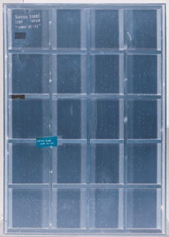 Work 62-21, 1962 by Yukihisa Isobe, oil on wooden panel