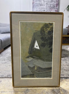 Yukio Katsuda Signed Limited Ed. Japanese Serigraph Print No. 154 Saga Toriimoto