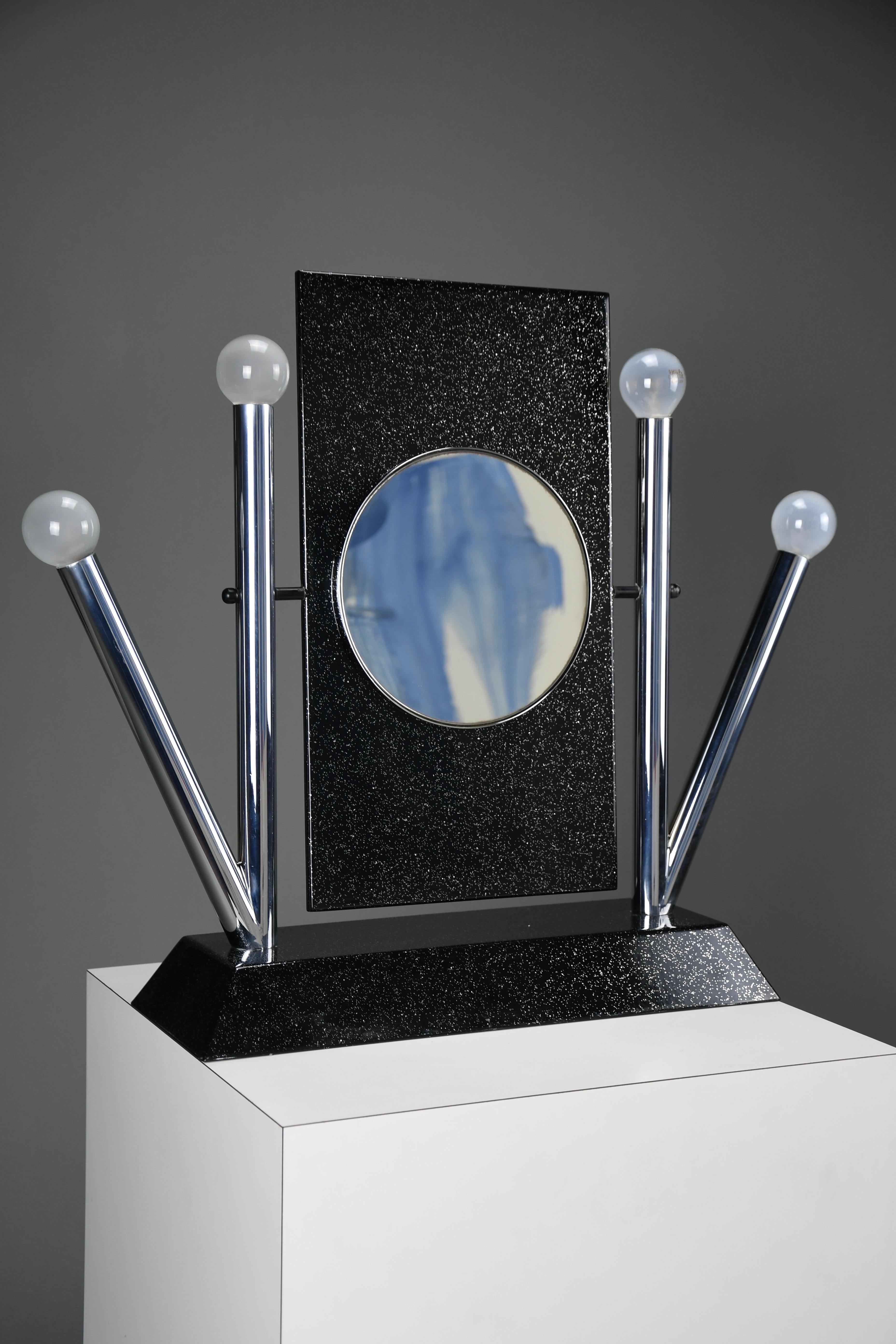 “Yukka” vanity mirror by Anna Anselmi for Bieffeplast, Italy, 1980 For Sale 2