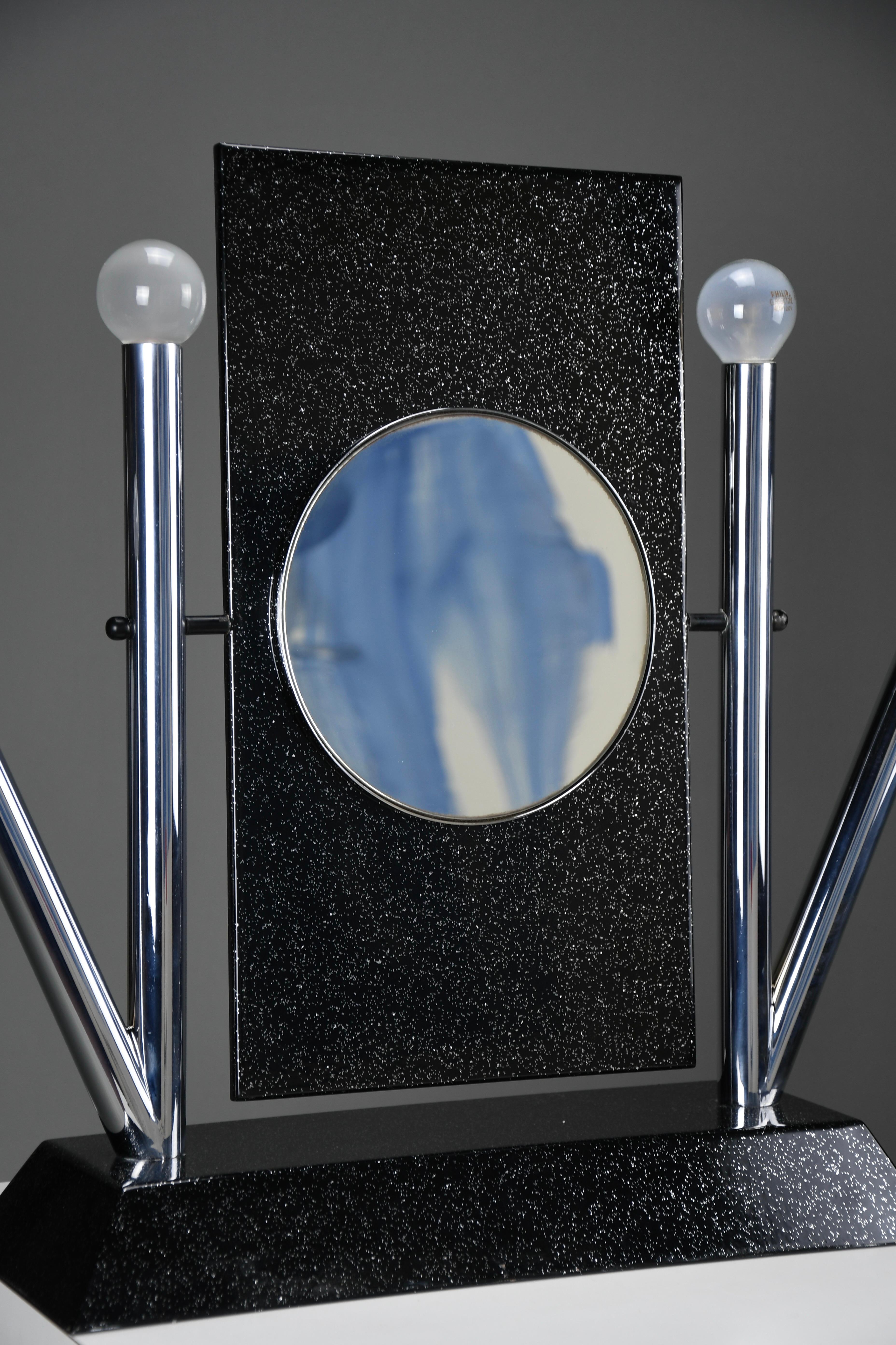 Late 20th Century “Yukka” vanity mirror by Anna Anselmi for Bieffeplast, Italy, 1980 For Sale