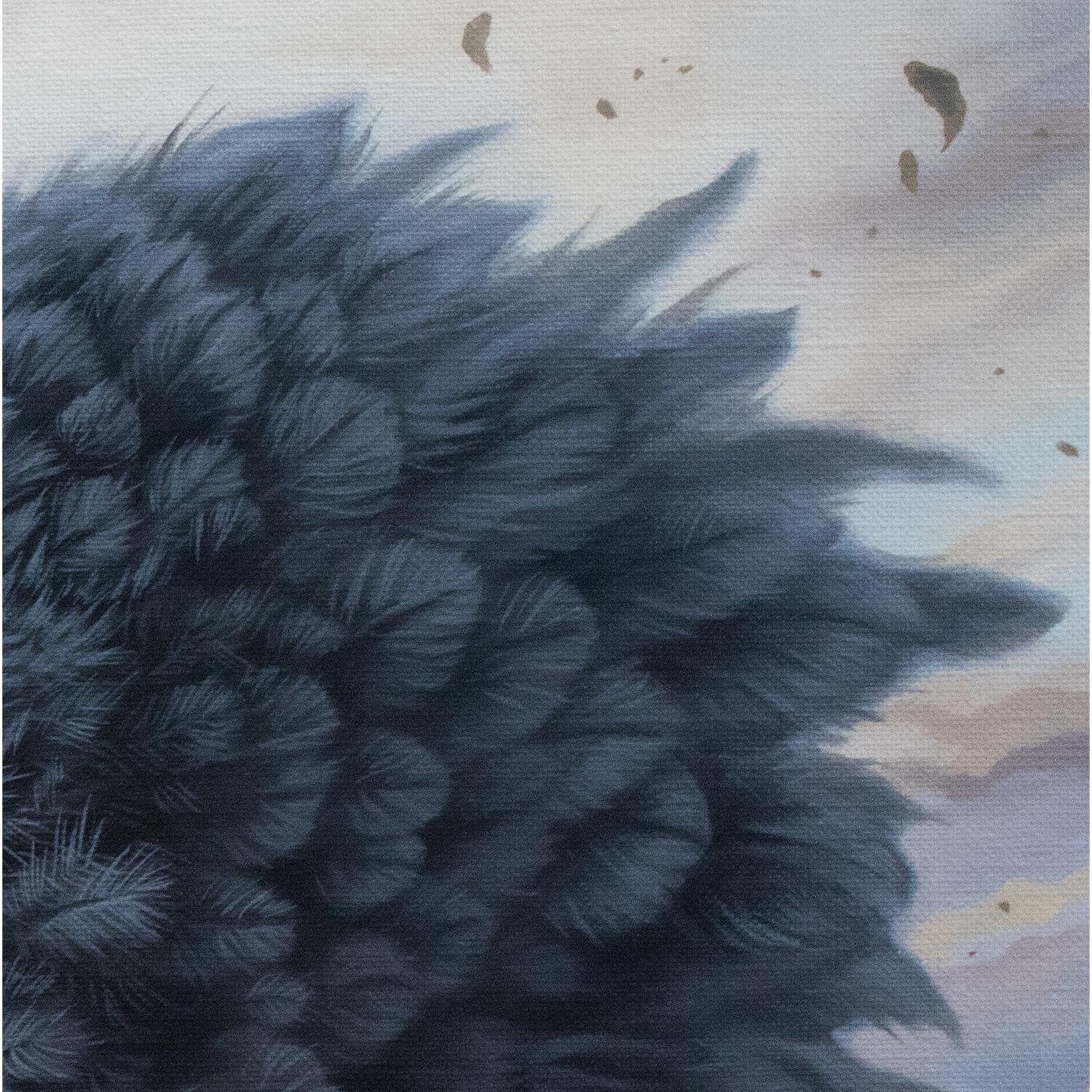 „Der Messenger von Simbabwe“ (2023) von Yuko Montgomery, Original-Ölgemälde im Angebot 2